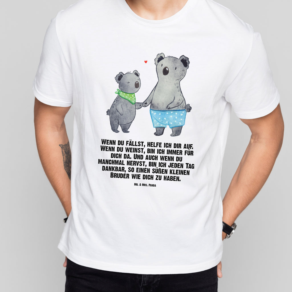 T-Shirt Standard Koala Kleiner Bruder T-Shirt, Shirt, Tshirt, Lustiges T-Shirt, T-Shirt mit Spruch, Party, Junggesellenabschied, Jubiläum, Geburstag, Herrn, Damen, Männer, Frauen, Schlafshirt, Nachthemd, Sprüche, Familie, Vatertag, Muttertag, Bruder, Schwester, Mama, Papa, Oma, Opa, Kleiner Bruder, Geschwister, Lieblingsbruder, Nesthäkchen, Koala, Koalas