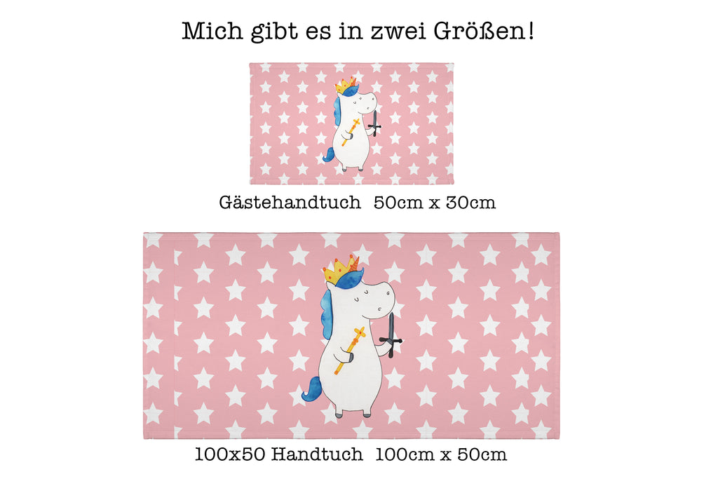 Handtuch Einhorn König mit Schwert Handtuch, Badehandtuch, Badezimmer, Handtücher, groß, Kinder, Baby, Einhorn, Einhörner, Einhorn Deko, Pegasus, Unicorn, König, Ritter, Mittelalter