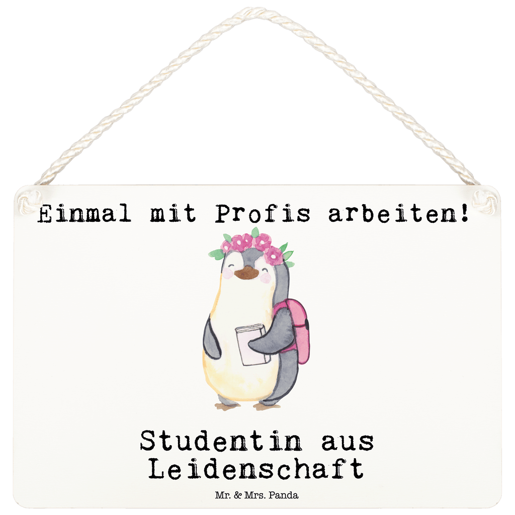 Deko Schild Studentin aus Leidenschaft Dekoschild, Deko Schild, Schild, Tür Schild, Türschild, Holzschild, Wandschild, Wanddeko, Beruf, Ausbildung, Jubiläum, Abschied, Rente, Kollege, Kollegin, Geschenk, Schenken, Arbeitskollege, Mitarbeiter, Firma, Danke, Dankeschön