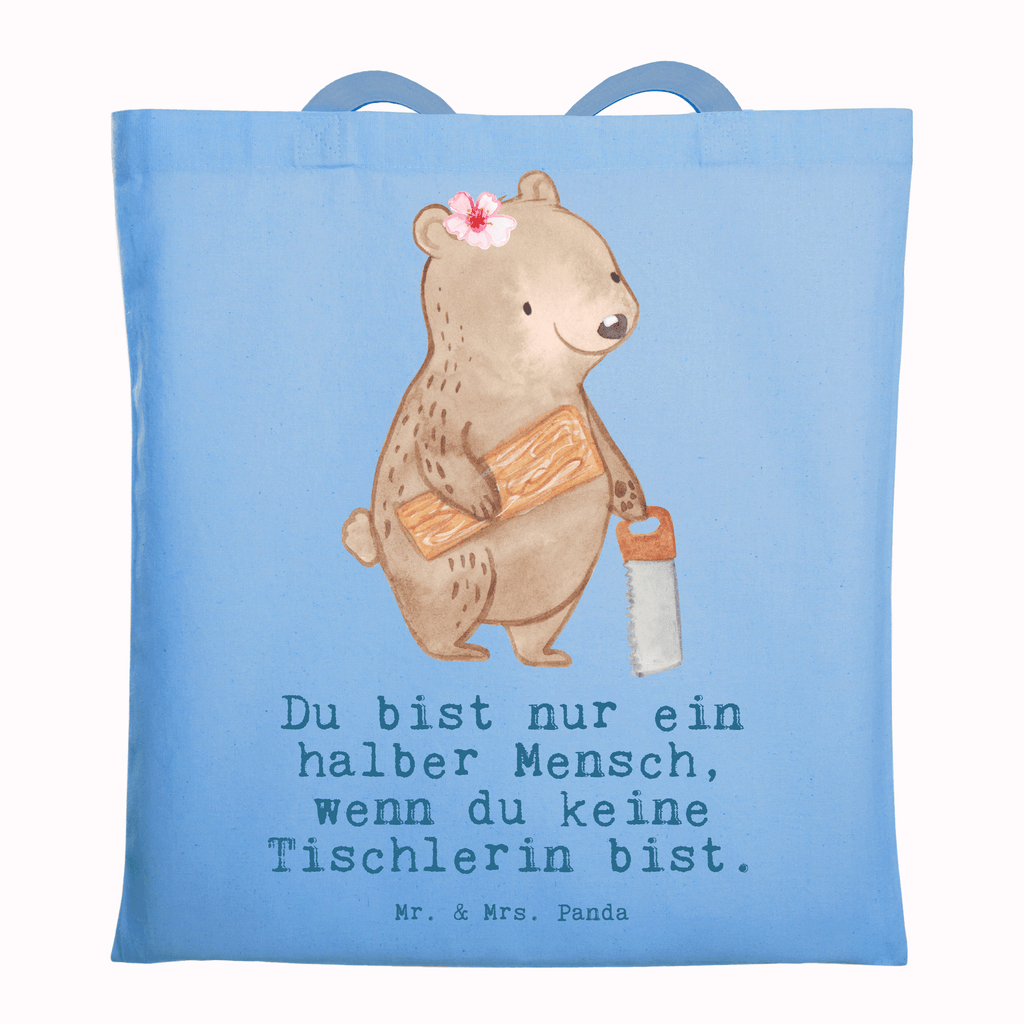 Tragetasche Tischlerin mit Herz Beuteltasche, Beutel, Einkaufstasche, Jutebeutel, Stoffbeutel, Tasche, Shopper, Umhängetasche, Strandtasche, Schultertasche, Stofftasche, Tragetasche, Badetasche, Jutetasche, Einkaufstüte, Laptoptasche, Beruf, Ausbildung, Jubiläum, Abschied, Rente, Kollege, Kollegin, Geschenk, Schenken, Arbeitskollege, Mitarbeiter, Firma, Danke, Dankeschön