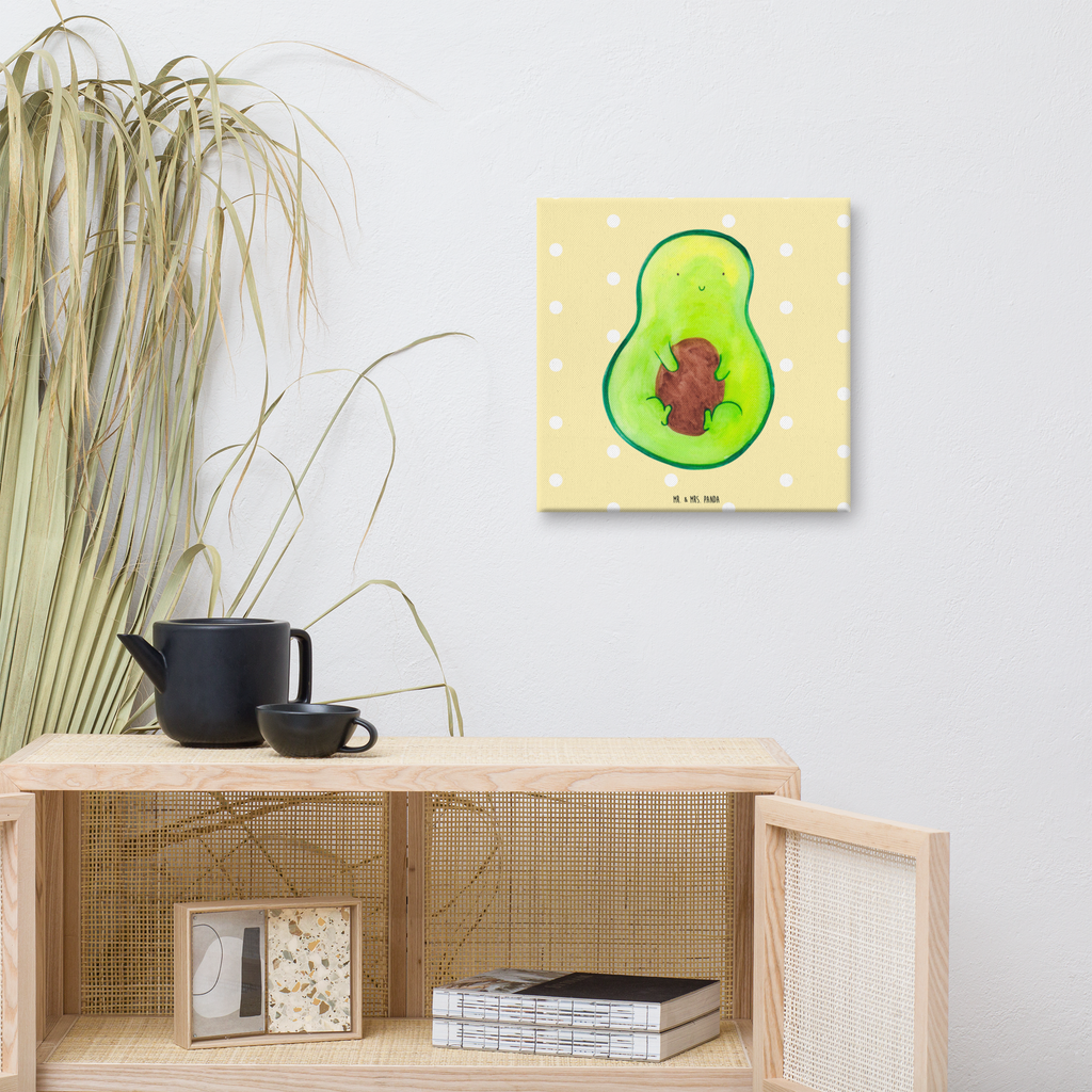 Leinwand Bild Avocado Kern Leinwand, Bild, Kunstdruck, Wanddeko, Dekoration, Avocado, Veggie, Vegan, Gesund, Avokado, Avocadokern, Kern, Pflanze, Spruch Leben