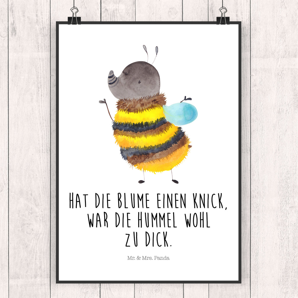 Poster Hummel flauschig Poster, Wandposter, Bild, Wanddeko, Küchenposter, Kinderposter, Wanddeko Bild, Raumdekoration, Wanddekoration, Handgemaltes Poster, Mr. & Mrs. Panda Poster, Designposter, Kunstdruck, Posterdruck, Tiermotive, Gute Laune, lustige Sprüche, Tiere, Hummel, Flauschig, Biene, Blume, Natur