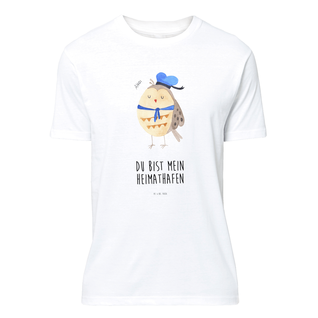 T-Shirt Standard Eule Matrosen T-Shirt, Shirt, Tshirt, Lustiges T-Shirt, T-Shirt mit Spruch, Party, Junggesellenabschied, Jubiläum, Geburstag, Herrn, Damen, Männer, Frauen, Schlafshirt, Nachthemd, Sprüche, Eule, Eule Spruch, Eule Deko, Owl, Wortspiel lustig, Matrose, Freundin, Ehe, Seefahrer, Heimathafen, Hochzeitstag Geschenk