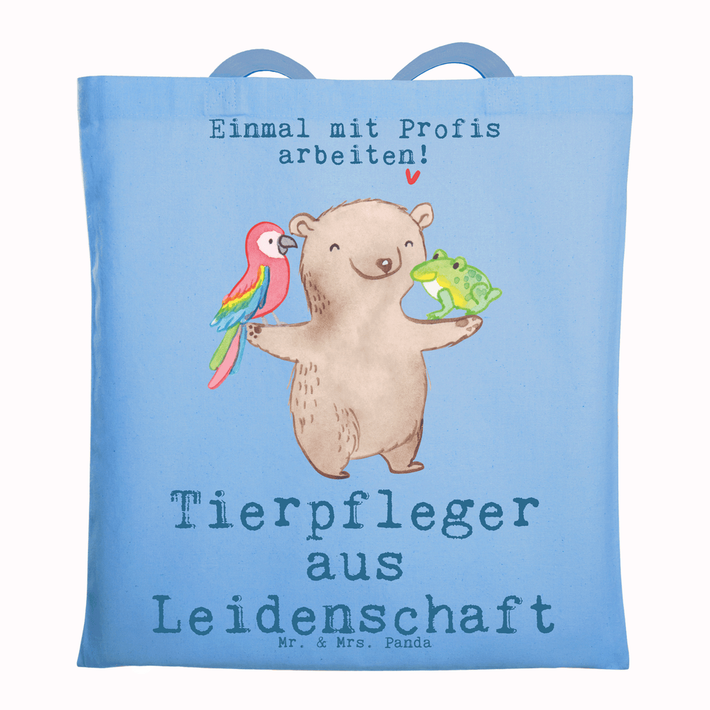 Tragetasche Tierpfleger aus Leidenschaft Beuteltasche, Beutel, Einkaufstasche, Jutebeutel, Stoffbeutel, Tasche, Shopper, Umhängetasche, Strandtasche, Schultertasche, Stofftasche, Tragetasche, Badetasche, Jutetasche, Einkaufstüte, Laptoptasche, Beruf, Ausbildung, Jubiläum, Abschied, Rente, Kollege, Kollegin, Geschenk, Schenken, Arbeitskollege, Mitarbeiter, Firma, Danke, Dankeschön