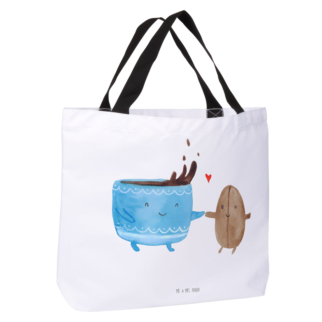 Shopper Kaffee Bohne Beutel, Einkaufstasche, Tasche, Strandtasche, Einkaufsbeutel, Shopper, Schultasche, Freizeittasche, Tragebeutel, Schulbeutel, Alltagstasche, Tiermotive, Gute Laune, lustige Sprüche, Tiere, Kaffee, Kaffeebohne, Genuss, Zufriedenheit, Glück