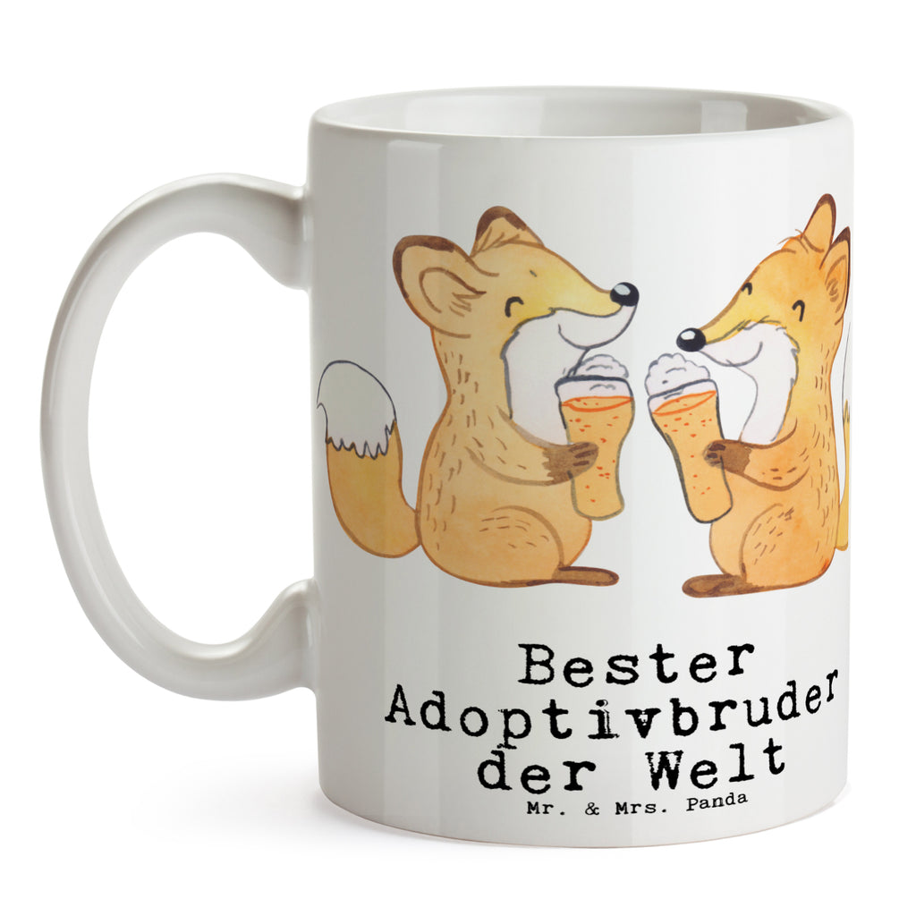 Tasse Fuchs Bester Adoptivbruder der Welt Tasse, Kaffeetasse, Teetasse, Becher, Kaffeebecher, Teebecher, Keramiktasse, Porzellantasse, Büro Tasse, Geschenk Tasse, Tasse Sprüche, Tasse Motive, Kaffeetassen, Tasse bedrucken, Designer Tasse, Cappuccino Tassen, Schöne Teetassen, für, Dankeschön, Geschenk, Schenken, Geburtstag, Geburtstagsgeschenk, Geschenkidee, Danke, Bedanken, Mitbringsel, Freude machen, Geschenktipp, Adoptivbruder, adoptiert, Bruder, Brudi, Geschwister, Bruderherz, Schwester, Familie, Kleinigkeit, Brother, Bester, Sohn