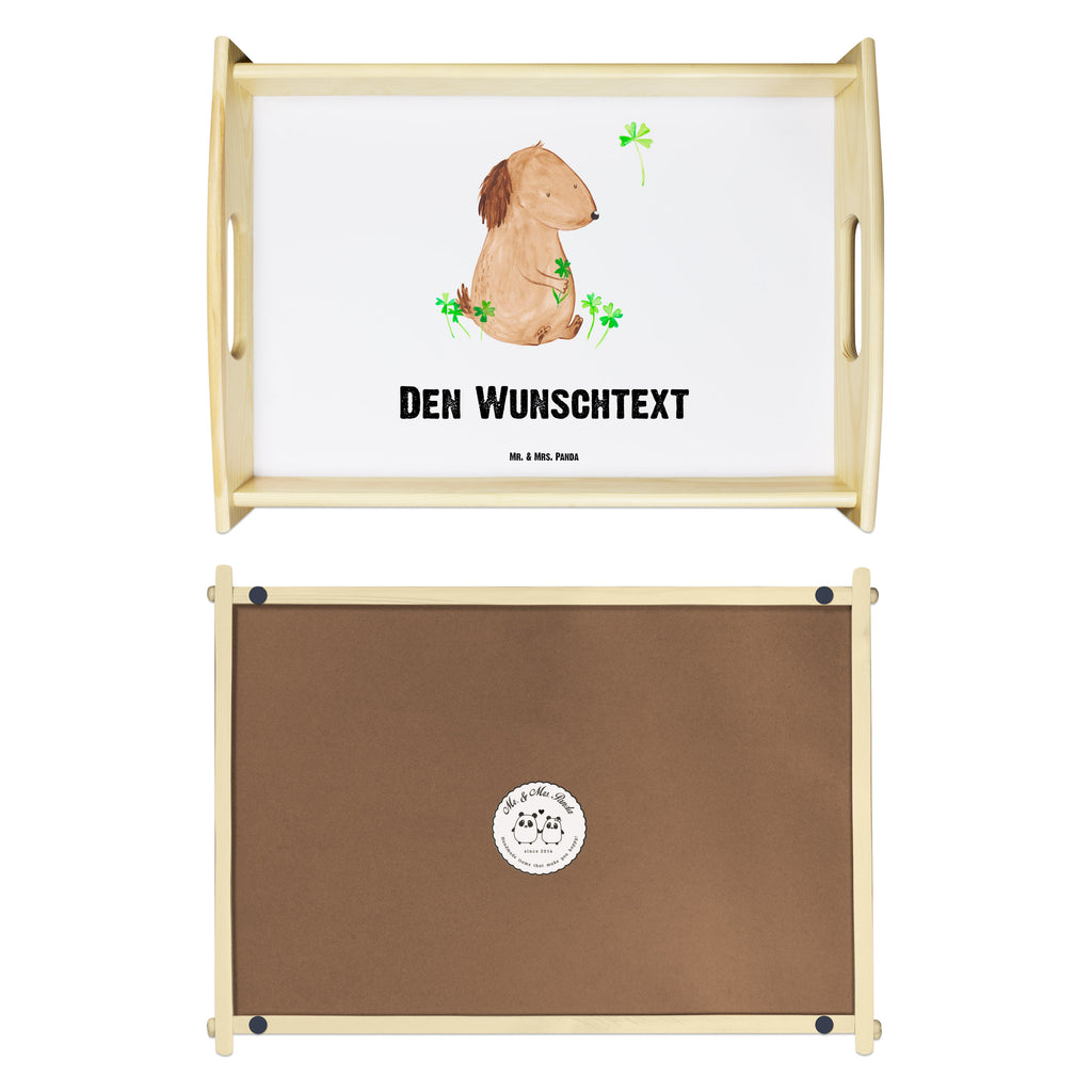 Personalisiertes Serviertablett Hund Kleeblatt Personalisiertes Serviertablett, Personalisiertes Tablett, Personalisiertes Holztablett, Personalisiertes Küchentablett, Personalisiertes Dekotablett, Personalisiertes Frühstückstablett, Serviertablett mit Namen, Tablett mit Namen, Hund, Hundemotiv, Haustier, Hunderasse, Tierliebhaber, Hundebesitzer, Sprüche, Kleeblatt, Glück, Tagträume, Motivation, Neuanfang, Geschenk, Glücksbringer, Selbstliebe, Achtsamkeit