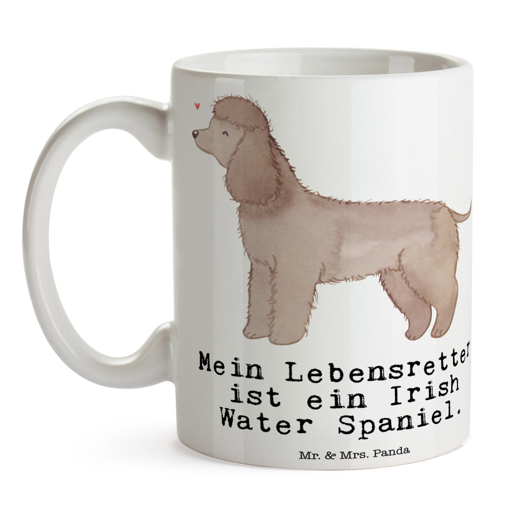 Tasse Irish Water Spaniel Lebensretter Tasse, Kaffeetasse, Teetasse, Becher, Kaffeebecher, Teebecher, Keramiktasse, Porzellantasse, Büro Tasse, Geschenk Tasse, Tasse Sprüche, Tasse Motive, Kaffeetassen, Tasse bedrucken, Designer Tasse, Cappuccino Tassen, Schöne Teetassen, Hund, Hunderasse, Rassehund, Hundebesitzer, Geschenk, Tierfreund, Schenken, Welpe, Irish Water Spaniel, Jagdhund