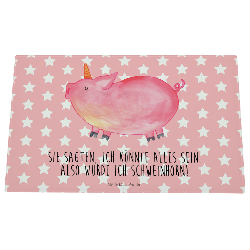 Glasschneidebrett Einhorn Schweinhorn Glasschneidebrett, Schneidebrett, Frühstücksbrett, Küche, Einhorn, Einhörner, Einhorn Deko, Pegasus, Unicorn, Party, Spaß, Schwein, Schweinhorn, Bauer, witzig. lustig, Spruch, geschenk, Pig, Piggy, funny, english, englisch