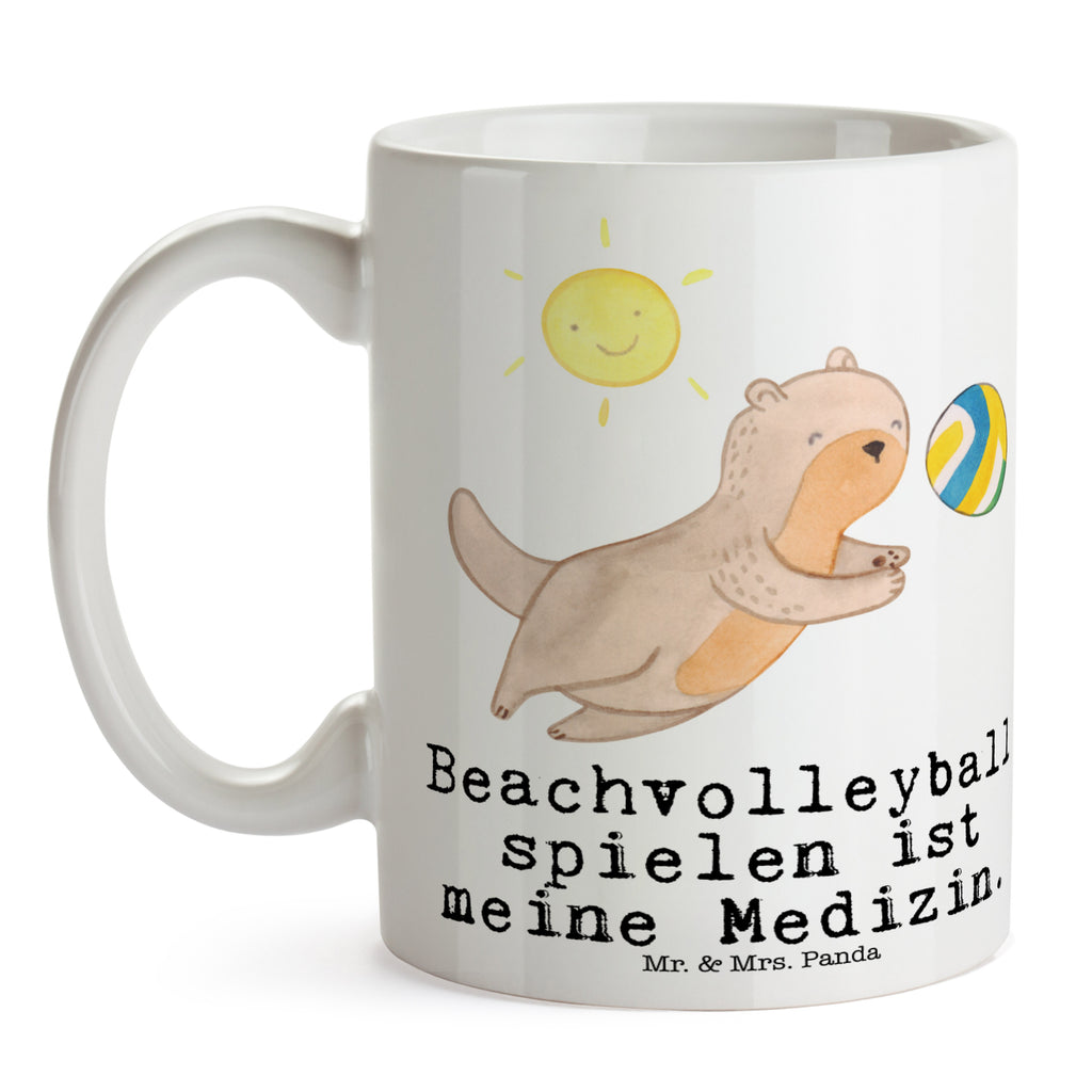 Tasse Otter Beachvolleyball Tasse, Kaffeetasse, Teetasse, Becher, Kaffeebecher, Teebecher, Keramiktasse, Porzellantasse, Büro Tasse, Geschenk Tasse, Tasse Sprüche, Tasse Motive, Kaffeetassen, Tasse bedrucken, Designer Tasse, Cappuccino Tassen, Schöne Teetassen, Geschenk, Sport, Sportart, Hobby, Schenken, Danke, Dankeschön, Auszeichnung, Gewinn, Sportler, Beachvolleyball, Volleyball, Ballsport, Volleyballturnier, Strandvolleyball, Sandvolleyball, Strandballspielen, Outdoor-Volleyball, Strand-Ballsport