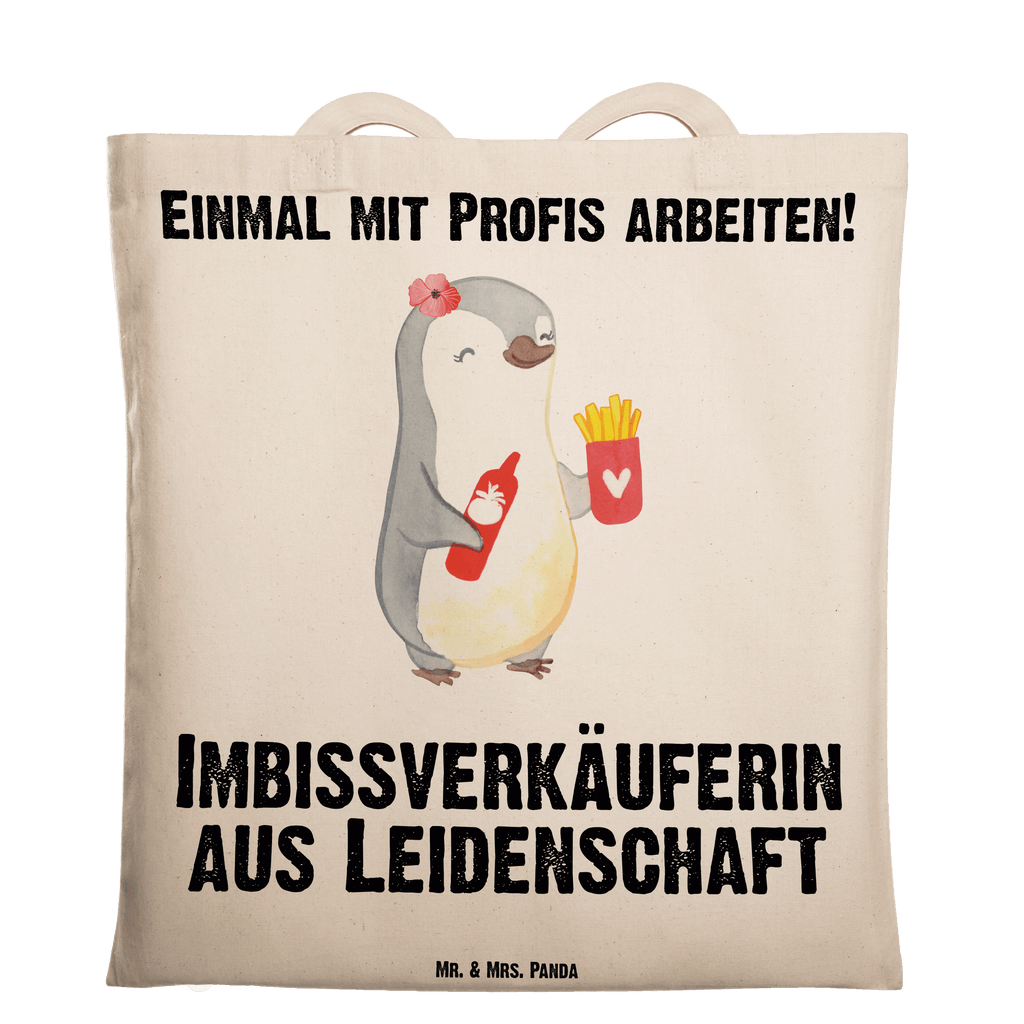 Tragetasche Imbissverkäuferin aus Leidenschaft Beuteltasche, Beutel, Einkaufstasche, Jutebeutel, Stoffbeutel, Tasche, Shopper, Umhängetasche, Strandtasche, Schultertasche, Stofftasche, Tragetasche, Badetasche, Jutetasche, Einkaufstüte, Laptoptasche, Beruf, Ausbildung, Jubiläum, Abschied, Rente, Kollege, Kollegin, Geschenk, Schenken, Arbeitskollege, Mitarbeiter, Firma, Danke, Dankeschön, Imbissbesitzerin, Imibissverkäuferin, Pommesverkäuferin