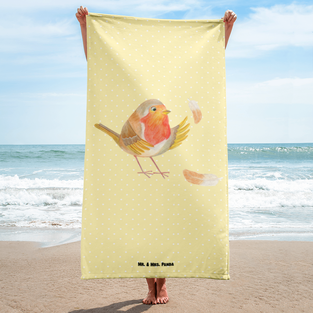 XL Badehandtuch Rotkehlchen Federn Handtuch, Badetuch, Duschtuch, Strandtuch, Saunatuch, Tiermotive, Gute Laune, lustige Sprüche, Tiere, What if i fall, Rotkehlchen, Spruch Motivation, Spruch Mut, Vogel, Motivation Sprüche, Motivationsbilder, fliegen