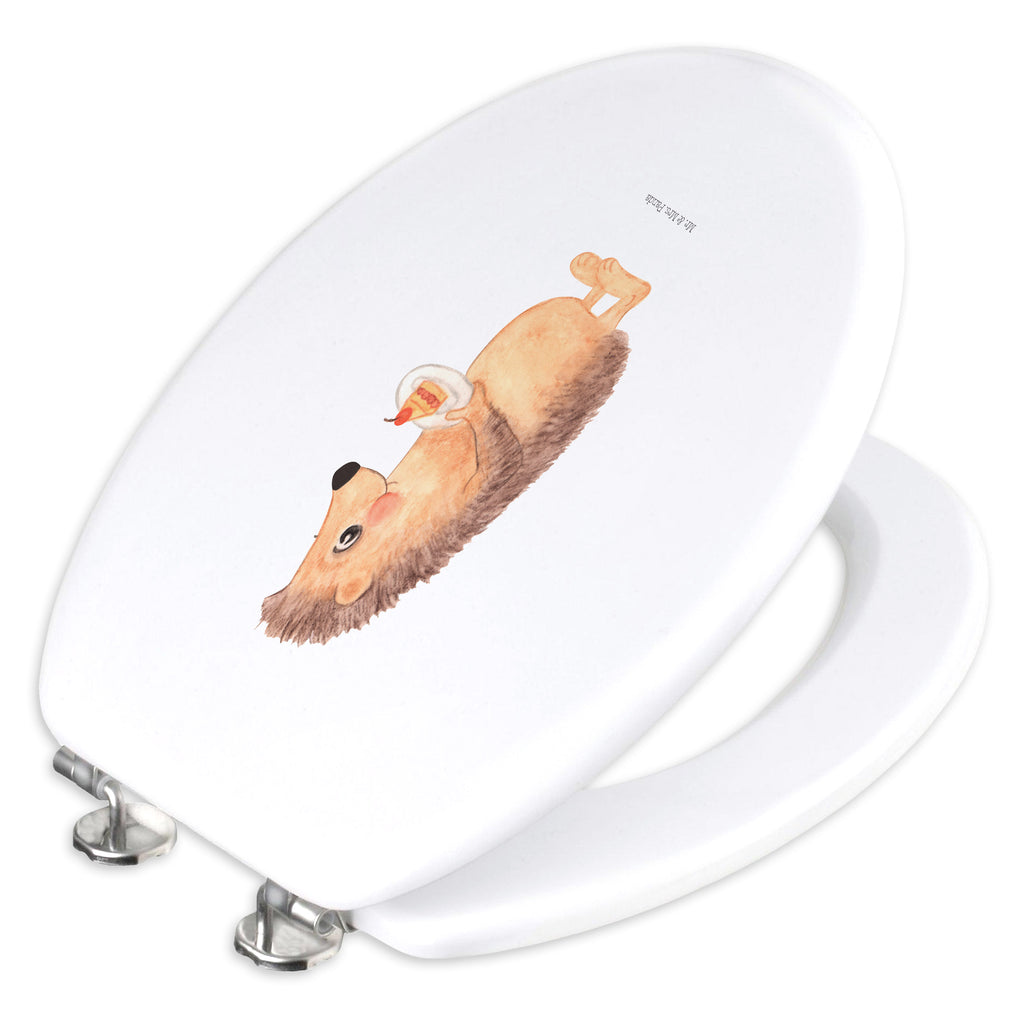 Motiv WC Sitz Igel Kuchenstück Klobrille, Klodeckel, Toilettendeckel, WC-Sitz, Toilette, Tiermotive, Gute Laune, lustige Sprüche, Tiere, Igel, Essen Spruch, Kuchen, Backen Geschenk, Kuchen backen, Einladung Party, Geburtstagskuchen, Torte