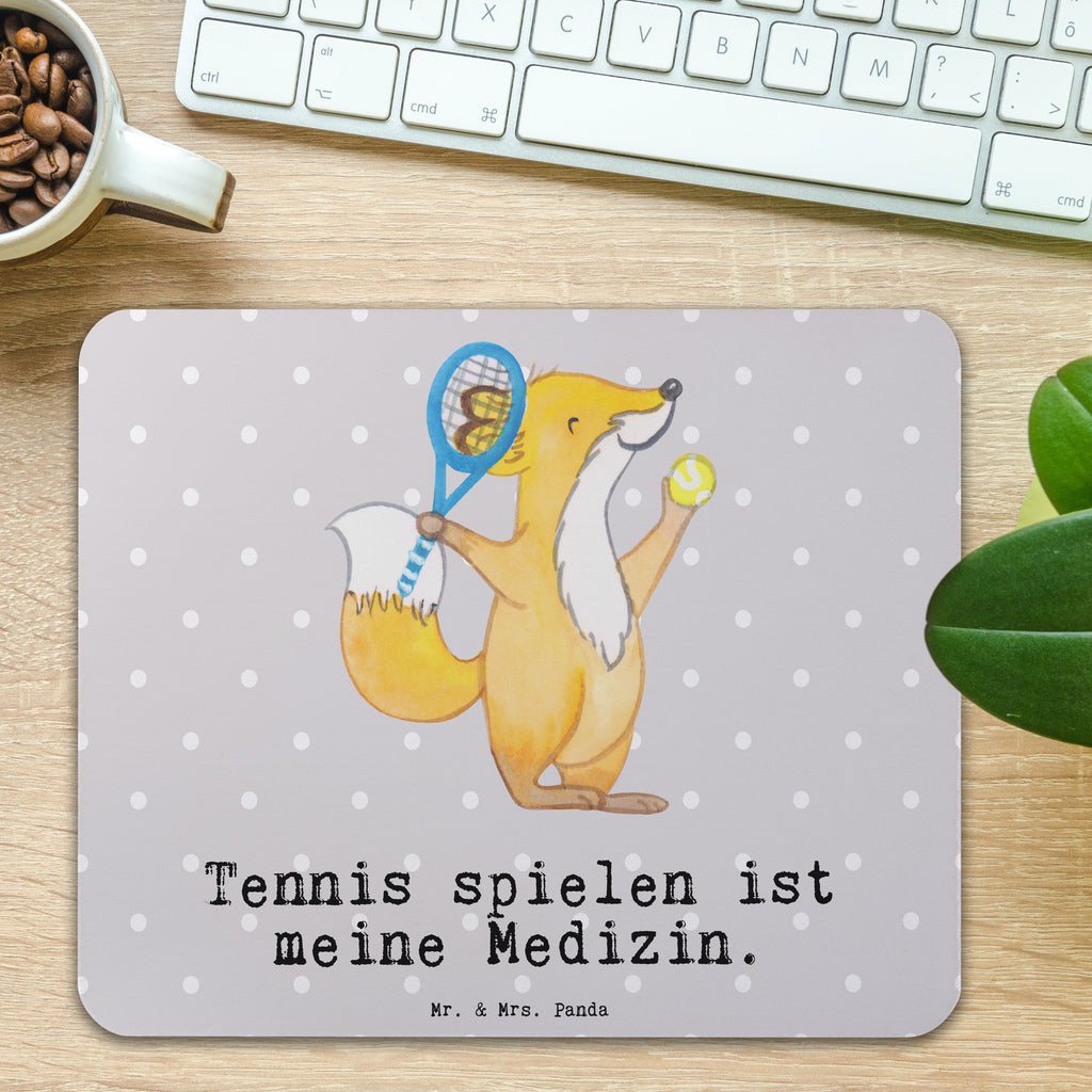 Mauspad Fuchs Tennis spielen Medizin Mousepad, Computer zubehör, Büroausstattung, PC Zubehör, Arbeitszimmer, Mauspad, Einzigartiges Mauspad, Designer Mauspad, Mausunterlage, Mauspad Büro, Geschenk, Sport, Sportart, Hobby, Schenken, Danke, Dankeschön, Auszeichnung, Gewinn, Sportler, Tennis spielen, Tennisclub, Tennisverein, Tennis Turnier, Ballsportart