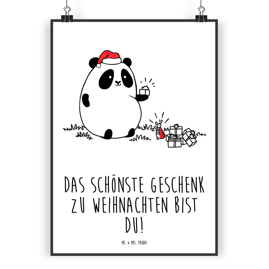 Poster Panda Weihnachtsgeschenk Poster, Wandposter, Bild, Wanddeko, Küchenposter, Kinderposter, Wanddeko Bild, Raumdekoration, Wanddekoration, Handgemaltes Poster, Mr. & Mrs. Panda Poster, Designposter, Kunstdruck, Posterdruck