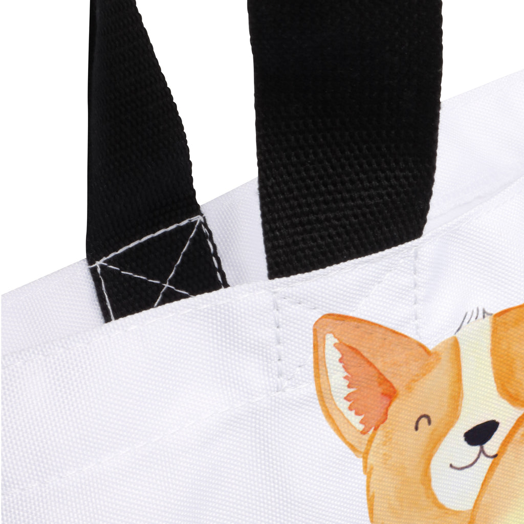 Shopper Corgie Po Beutel, Einkaufstasche, Tasche, Strandtasche, Einkaufsbeutel, Shopper, Schultasche, Freizeittasche, Tragebeutel, Schulbeutel, Alltagstasche, Hund, Hundemotiv, Haustier, Hunderasse, Tierliebhaber, Hundebesitzer, Sprüche, Corgie, Hundeliebe, Motivation, Selbstliebe, Spruch