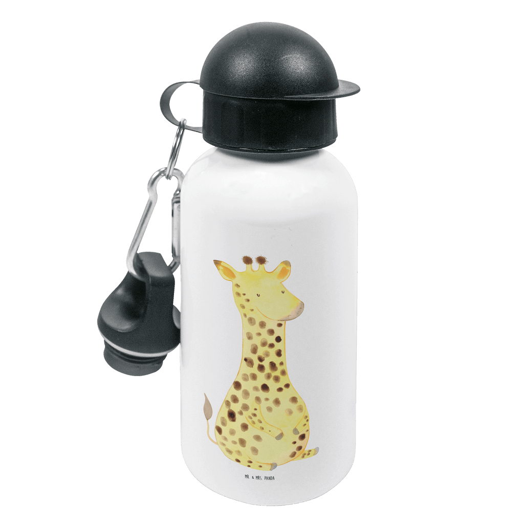 Kindertrinkflasche Giraffe Zufrieden Kindertrinkflasche, Kinder Trinkflasche, Trinkflasche, Flasche, Kinderflasche, Kinder, Kids, Kindergarten Flasche, Grundschule, Jungs, Mädchen, Afrika, Wildtiere, Giraffe, Zufrieden, Glück, Abenteuer