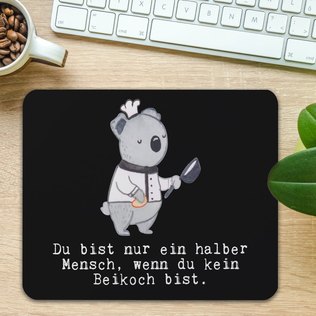 Mauspad Beikoch mit Herz Mousepad, Computer zubehör, Büroausstattung, PC Zubehör, Arbeitszimmer, Mauspad, Einzigartiges Mauspad, Designer Mauspad, Mausunterlage, Mauspad Büro, Beruf, Ausbildung, Jubiläum, Abschied, Rente, Kollege, Kollegin, Geschenk, Schenken, Arbeitskollege, Mitarbeiter, Firma, Danke, Dankeschön, Beikoch, Spülhilfe, Hilfskoch, Jungkoch, Küchenhilfe, Gastronomie, Restaurant, Koch