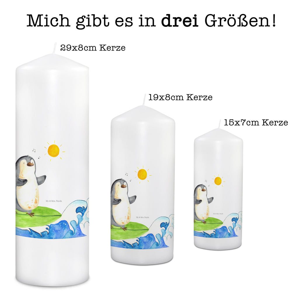 Kerze Pinguin Surfer Kerze, Taufkerze, Kommunionskerze, Geburtstagskerze, Geschenk Kerze, Taufgeschenk Kerze, Kerze mit Druck, Besondere Kerze, Geschenkidee Kerze, Kerze für Kommunion, Geburtstag Kerze, Kommunion Kerze, Pinguin, Pinguine, surfen, Surfer, Hawaii, Urlaub, Wellen, Wellen reiten, Portugal