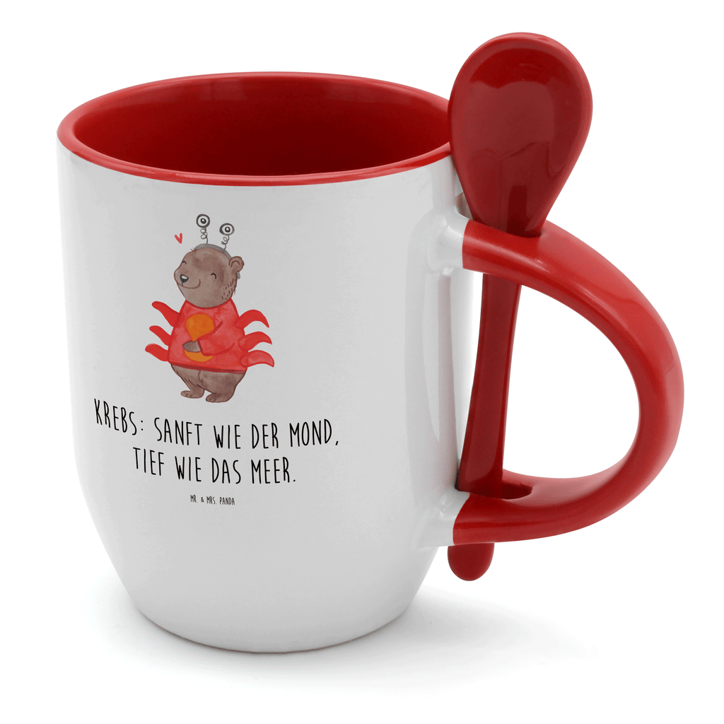 Tasse mit Löffel Krebs Astrologie Tasse, Kaffeetasse, Tassen, Tasse mit Spruch, Kaffeebecher, Tasse mit Löffel, Tierkreiszeichen, Sternzeichen, Horoskop, Astrologie, Aszendent, Krebs, Geburtstagsgeschenk, Geschenk