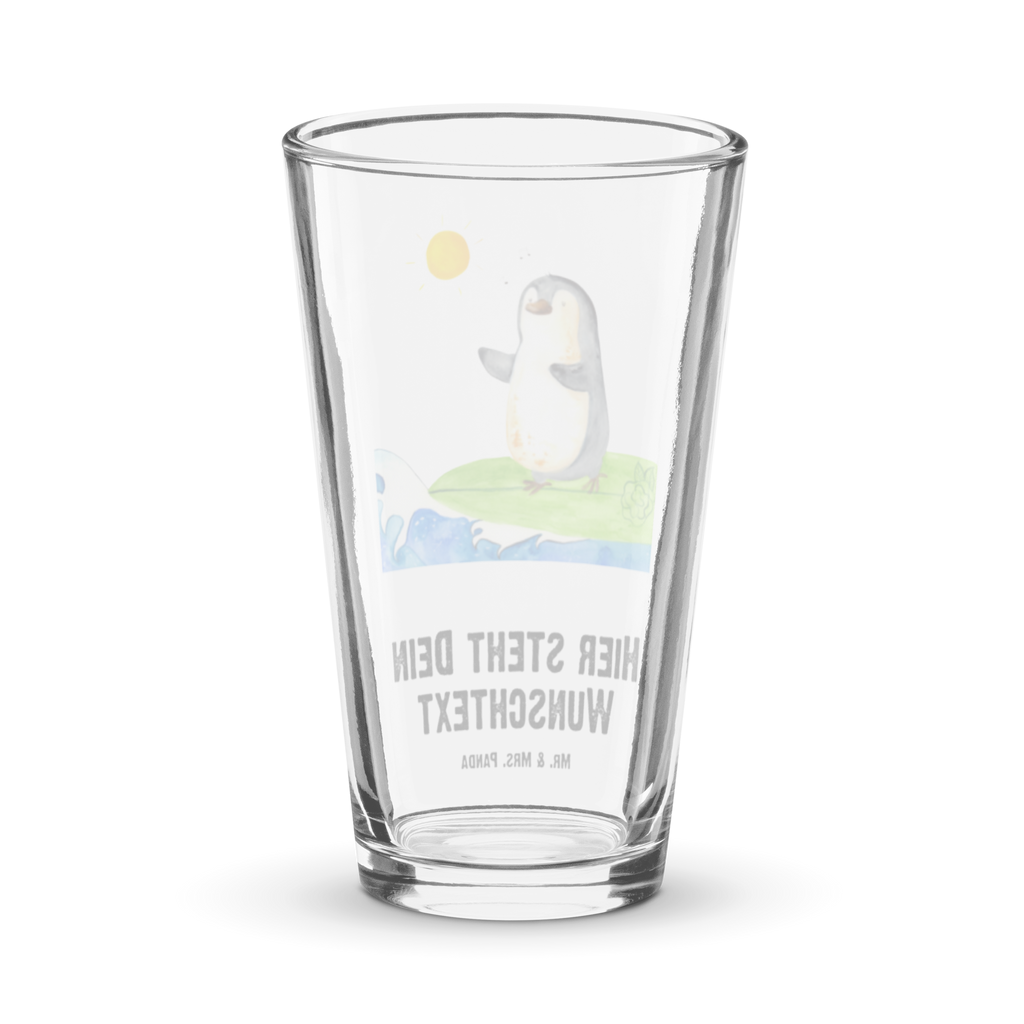 Personalisiertes Trinkglas Pinguin Surfer Personalisiertes Trinkglas, Personalisiertes Glas, Personalisiertes Pint Glas, Personalisiertes Bierglas, Personalisiertes Cocktail Glas, Personalisiertes Wasserglas, Glas mit Namen, Glas selber bedrucken, Wunschtext, Selbst drucken, Wunschname, Pinguin, Pinguine, surfen, Surfer, Hawaii, Urlaub, Wellen, Wellen reiten, Portugal