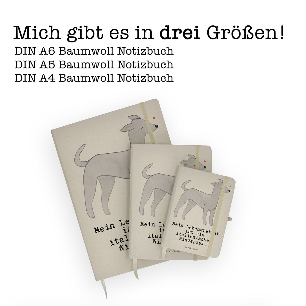 Baumwoll Notizbuch Italienisches Windspiel Lebensretter Notizen, Eintragebuch, Tagebuch, Notizblock, Adressbuch, Journal, Kladde, Skizzenbuch, Notizheft, Schreibbuch, Schreibheft, Hund, Hunderasse, Rassehund, Hundebesitzer, Geschenk, Tierfreund, Schenken, Welpe, Italienisches Windspiel, Windhund, Italian Greyhound