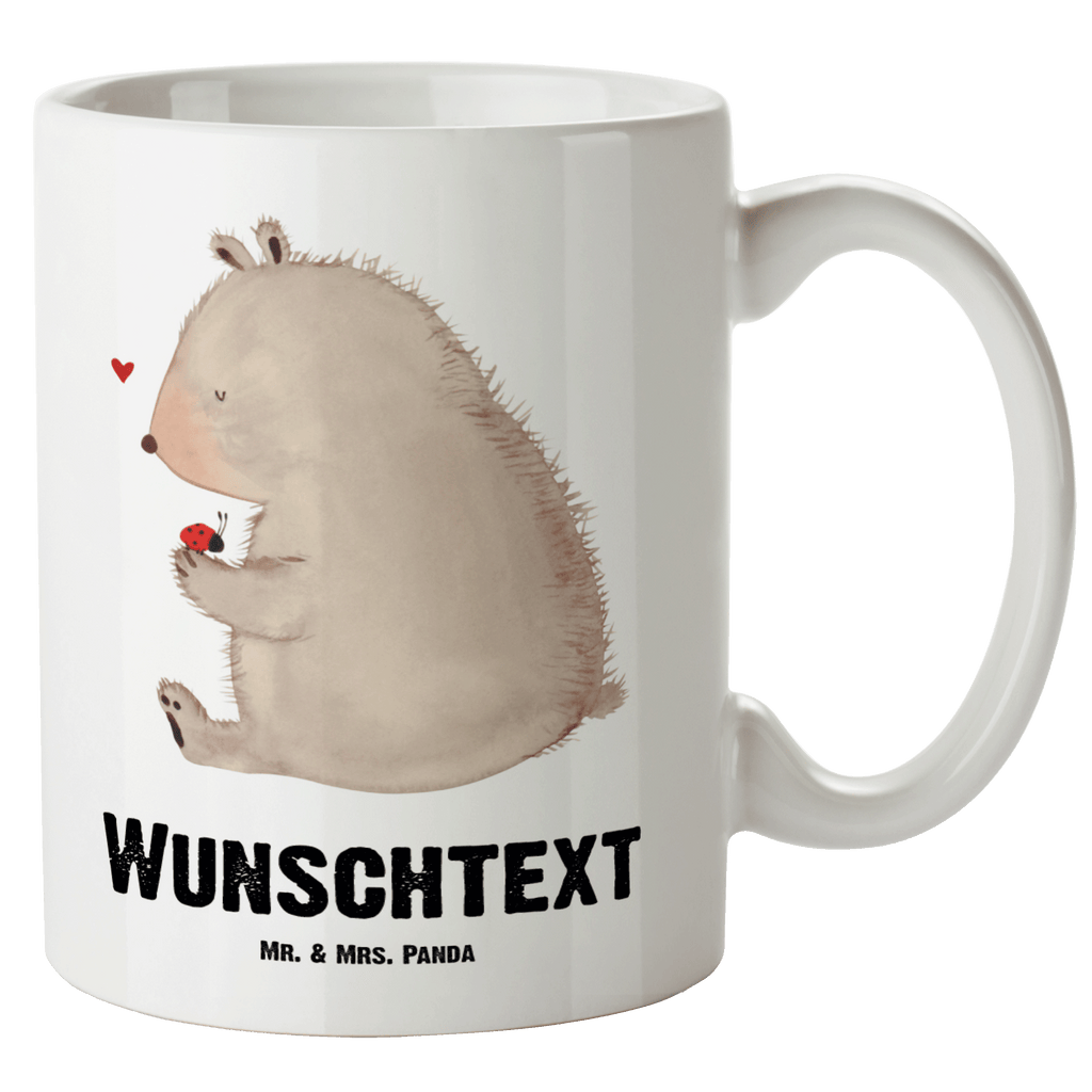 Personalisierte XL Tasse Bär mit Marienkäfer Personalisierte XL Tasse, Personalisierte Große Tasse, Personalisierte Grosse Kaffeetasse, PErsonalisierter XL Becher, XL Teetasse mit Namen, XL Becher mit Namen, spülmaschinenfest, Jumbo Tasse, Groß, Personalisiert, XL Tasse mit Namen, XL Namenstasse, Jumbo Namenstasse, Bär, Teddy, Teddybär, Marienkäfer, Liebe, Freiheit, Motivation, Das Leben ist schön