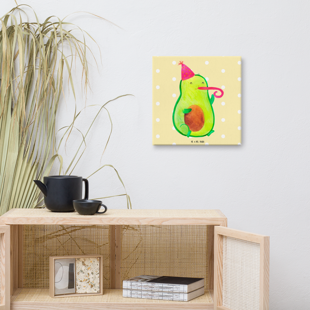 Leinwand Bild Avocado Party Time Leinwand, Bild, Kunstdruck, Wanddeko, Dekoration, Avocado, Veggie, Vegan, Gesund