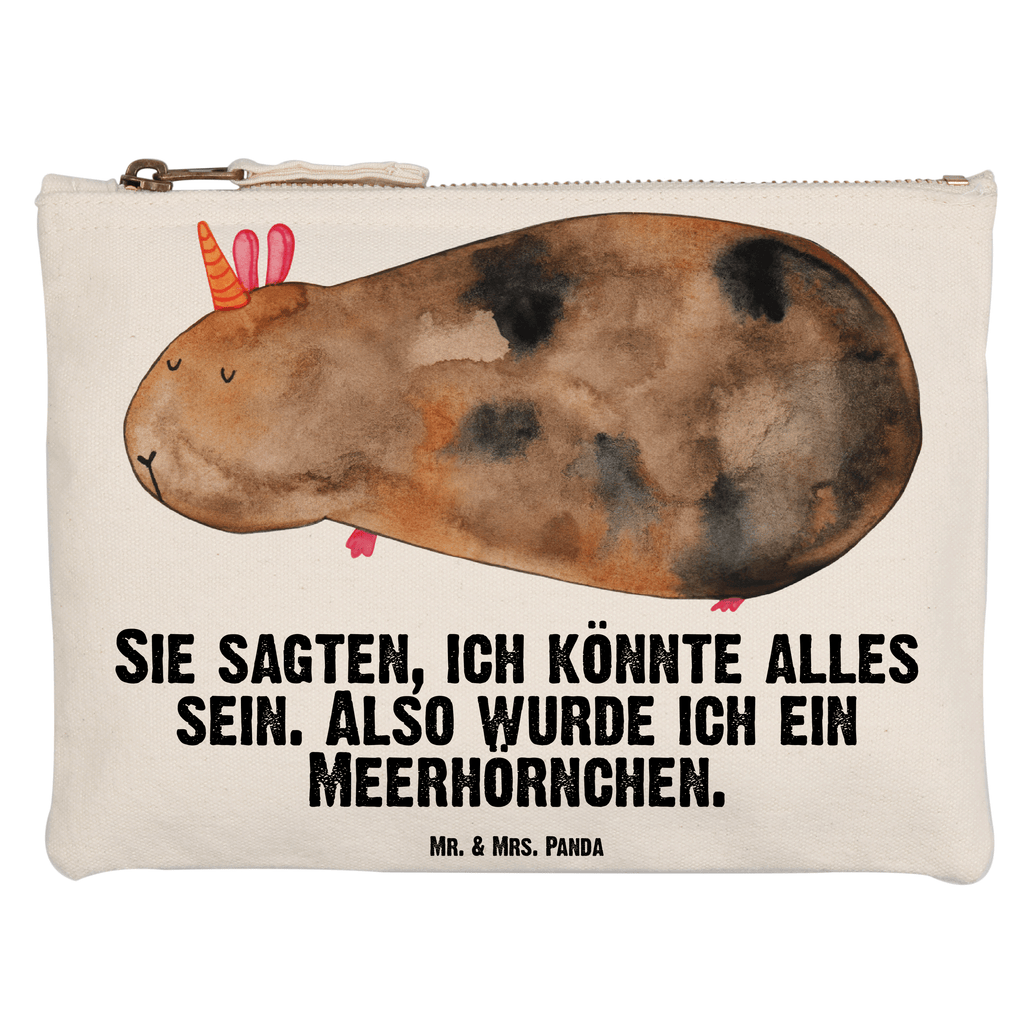 Schminktasche Meerhörnchen Schminktasche, Kosmetiktasche, Kosmetikbeutel, Stiftemäppchen, Etui, Federmappe, Makeup, XXL, Schminketui, Kosmetiketui, Schlamperetui, Einhorn, Einhörner, Einhorn Deko, Pegasus, Unicorn, Meerhörnchen, Meericorn, Meerschwein, Meerschweinchen