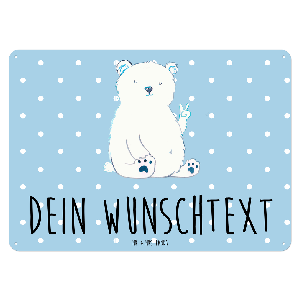 Personalisiertes Blechschild Eisbär Faul Blechschild, Metallschild, Geschenk Schild, Schild, Magnet-Metall-Schild, Deko Schild, Wandschild, Wand-Dekoration, Türschild, Bär, Teddy, Teddybär, Eisbär, Nordpol, Faul, Entspannen, Relaxen, Büro, Arbeit, Bürojob, Arbeitsplatz, Homeoffice