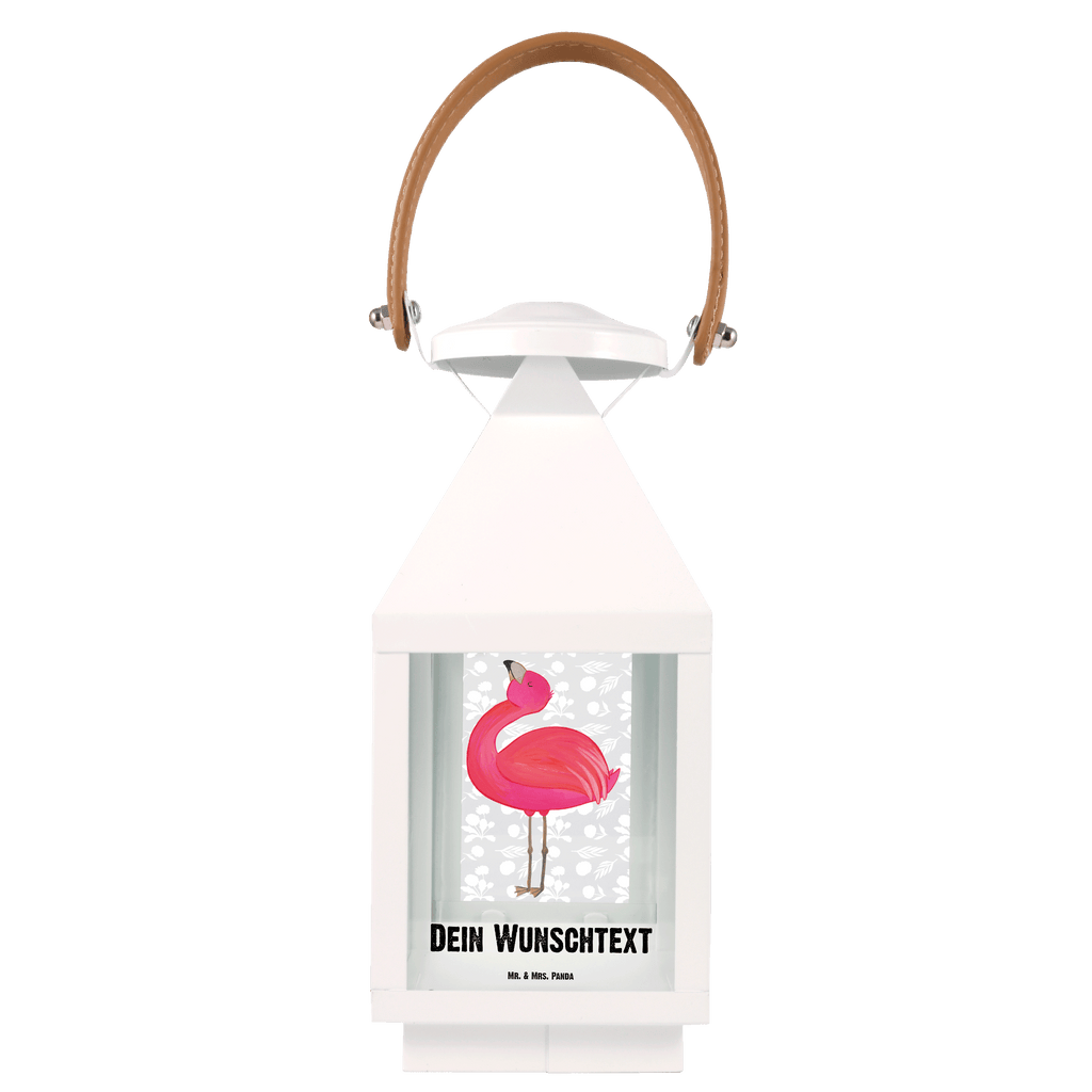 Personalisierte Deko Laterne Flamingo stolz Gartenlampe, Gartenleuchte, Gartendekoration, Gartenlicht, Laterne kleine Laternen, XXL Laternen, Laterne groß, Flamingo, stolz, Freude, Selbstliebe, Selbstakzeptanz, Freundin, beste Freundin, Tochter, Mama, Schwester