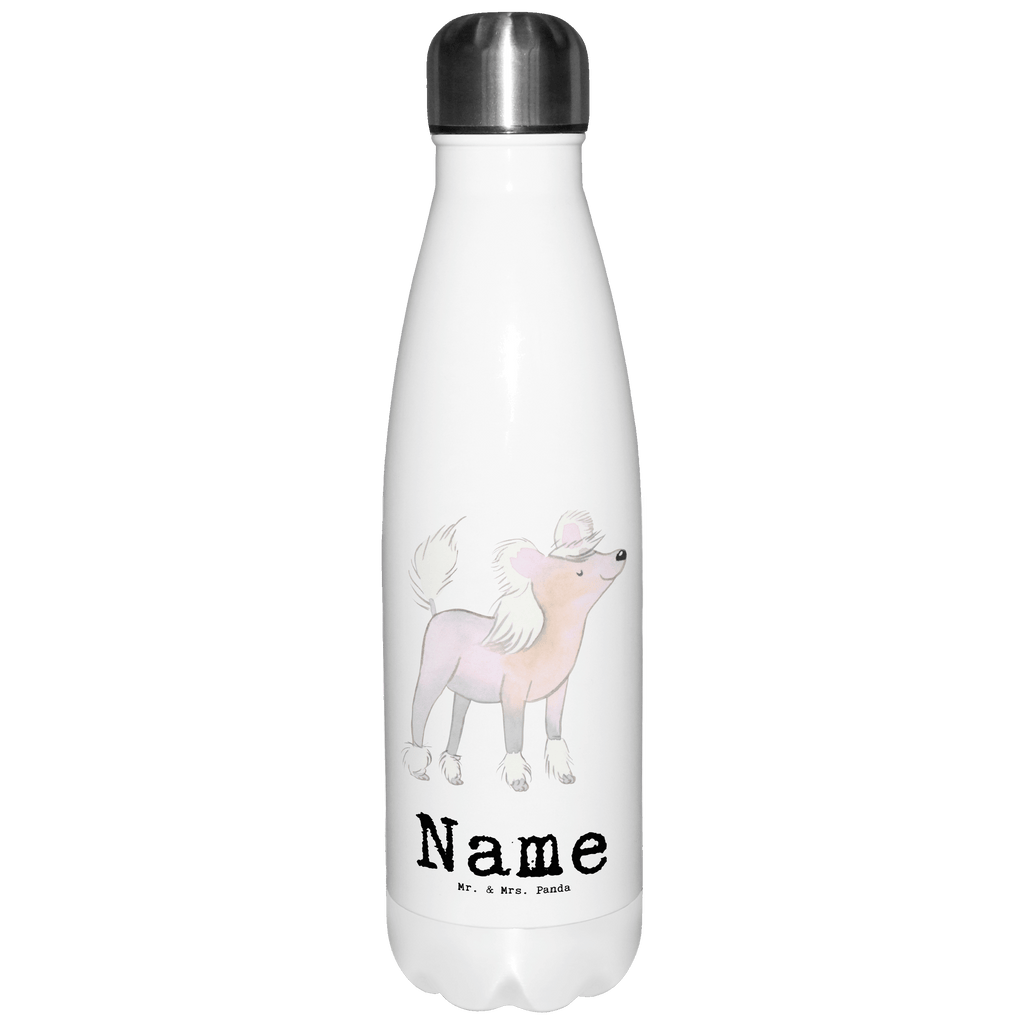 Personalisierte Thermosflasche Chinesischer Schopfhund Lebensretter Personalisierte Isolierflasche, Personalisierte Thermoflasche, Personalisierte Trinkflasche, Trinkflasche Mit Namen, Wunschname, Bedrucken, Namensflasche, Hund, Hunderasse, Rassehund, Hundebesitzer, Geschenk, Tierfreund, Schenken, Welpe, Chinesischer Schopfhund, Chinese Crested Dog