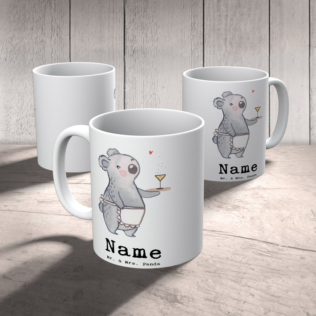 Personalisierte Tasse Kellnerin mit Herz Personalisierte Tasse, Namenstasse, Wunschname, Personalisiert, Tasse, Namen, Drucken, Tasse mit Namen, Beruf, Ausbildung, Jubiläum, Abschied, Rente, Kollege, Kollegin, Geschenk, Schenken, Arbeitskollege, Mitarbeiter, Firma, Danke, Dankeschön, Kellnerin, Servicekraft, Restaurant