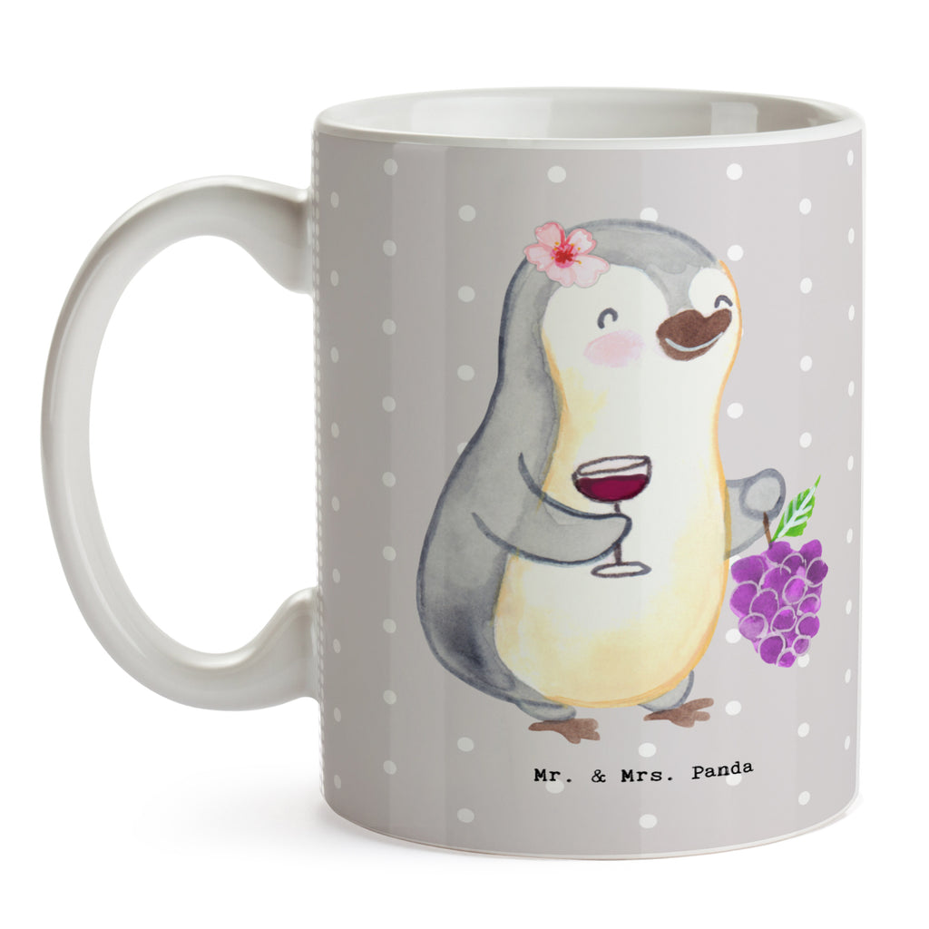 Tasse Weinhändlerin mit Herz Tasse, Kaffeetasse, Teetasse, Becher, Kaffeebecher, Teebecher, Keramiktasse, Porzellantasse, Büro Tasse, Geschenk Tasse, Tasse Sprüche, Tasse Motive, Kaffeetassen, Tasse bedrucken, Designer Tasse, Cappuccino Tassen, Schöne Teetassen, Beruf, Ausbildung, Jubiläum, Abschied, Rente, Kollege, Kollegin, Geschenk, Schenken, Arbeitskollege, Mitarbeiter, Firma, Danke, Dankeschön