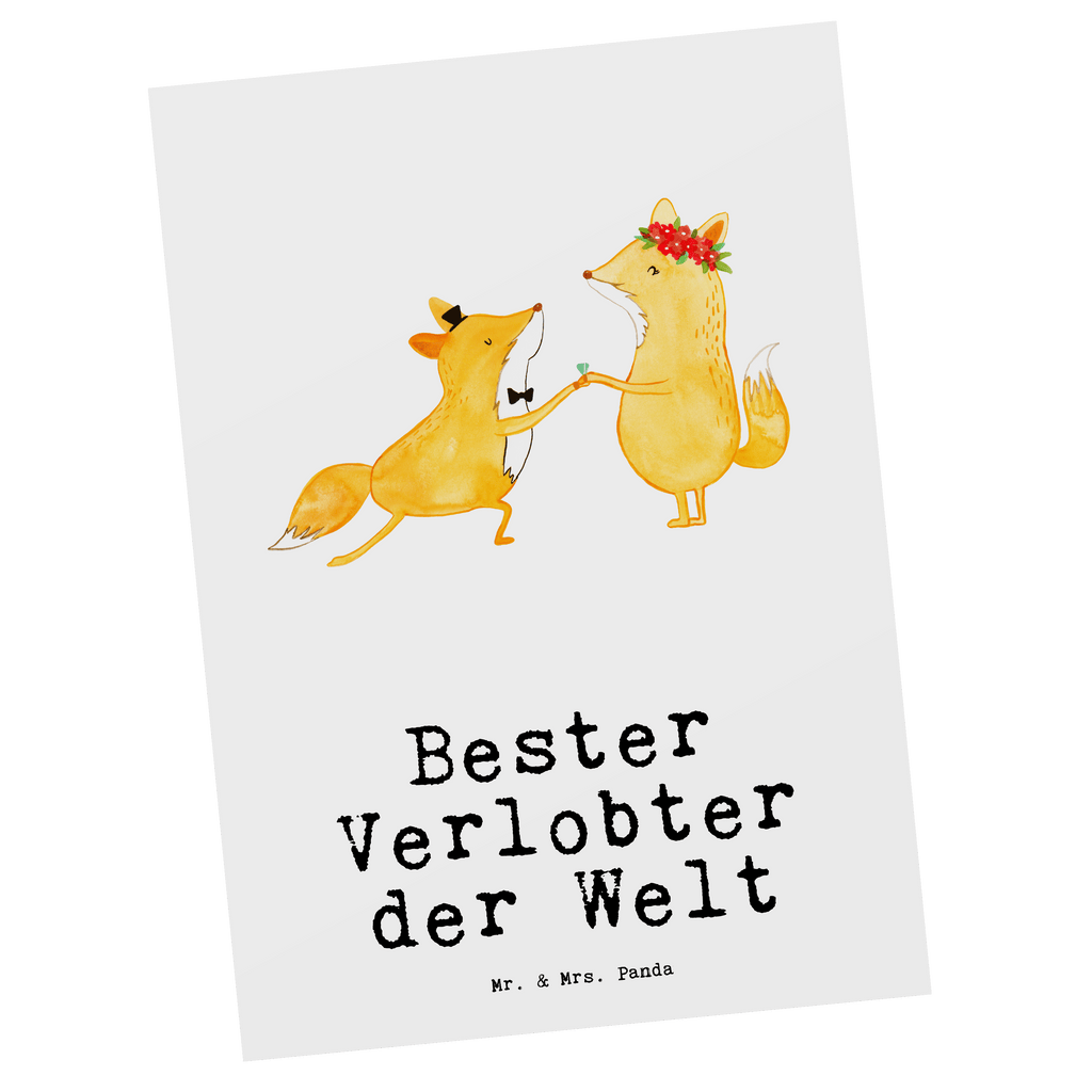 Postkarte Fuchs Bester Verlobter der Welt Postkarte, Karte, Geschenkkarte, Grußkarte, Einladung, Ansichtskarte, Geburtstagskarte, Einladungskarte, Dankeskarte, Ansichtskarten, Einladung Geburtstag, Einladungskarten Geburtstag, für, Dankeschön, Geschenk, Schenken, Geburtstag, Geburtstagsgeschenk, Geschenkidee, Danke, Bedanken, Mitbringsel, Freude machen, Geschenktipp, Verlobter, Verloben, Verlobung, Traummann, Mann, Freund, Ehemann, Zukünftiger, Hochzeit, Ehe