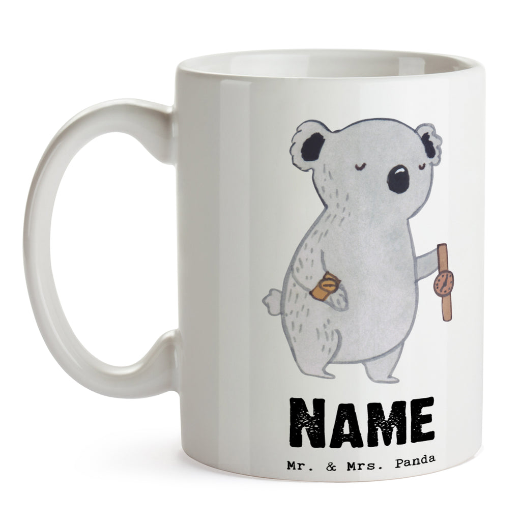 Personalisierte Tasse Uhrmacher mit Herz Personalisierte Tasse, Namenstasse, Wunschname, Personalisiert, Tasse, Namen, Drucken, Tasse mit Namen, Beruf, Ausbildung, Jubiläum, Abschied, Rente, Kollege, Kollegin, Geschenk, Schenken, Arbeitskollege, Mitarbeiter, Firma, Danke, Dankeschön