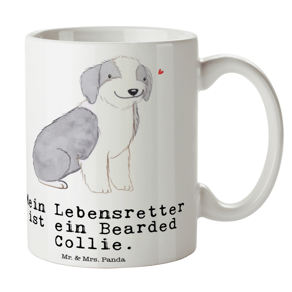 Tasse Bearded Collie Lebensretter Tasse, Kaffeetasse, Teetasse, Becher, Kaffeebecher, Teebecher, Keramiktasse, Porzellantasse, Büro Tasse, Geschenk Tasse, Tasse Sprüche, Tasse Motive, Kaffeetassen, Tasse bedrucken, Designer Tasse, Cappuccino Tassen, Schöne Teetassen, Hund, Hunderasse, Rassehund, Hundebesitzer, Geschenk, Tierfreund, Schenken, Welpe, Bearded Collie, britischer Hütehund