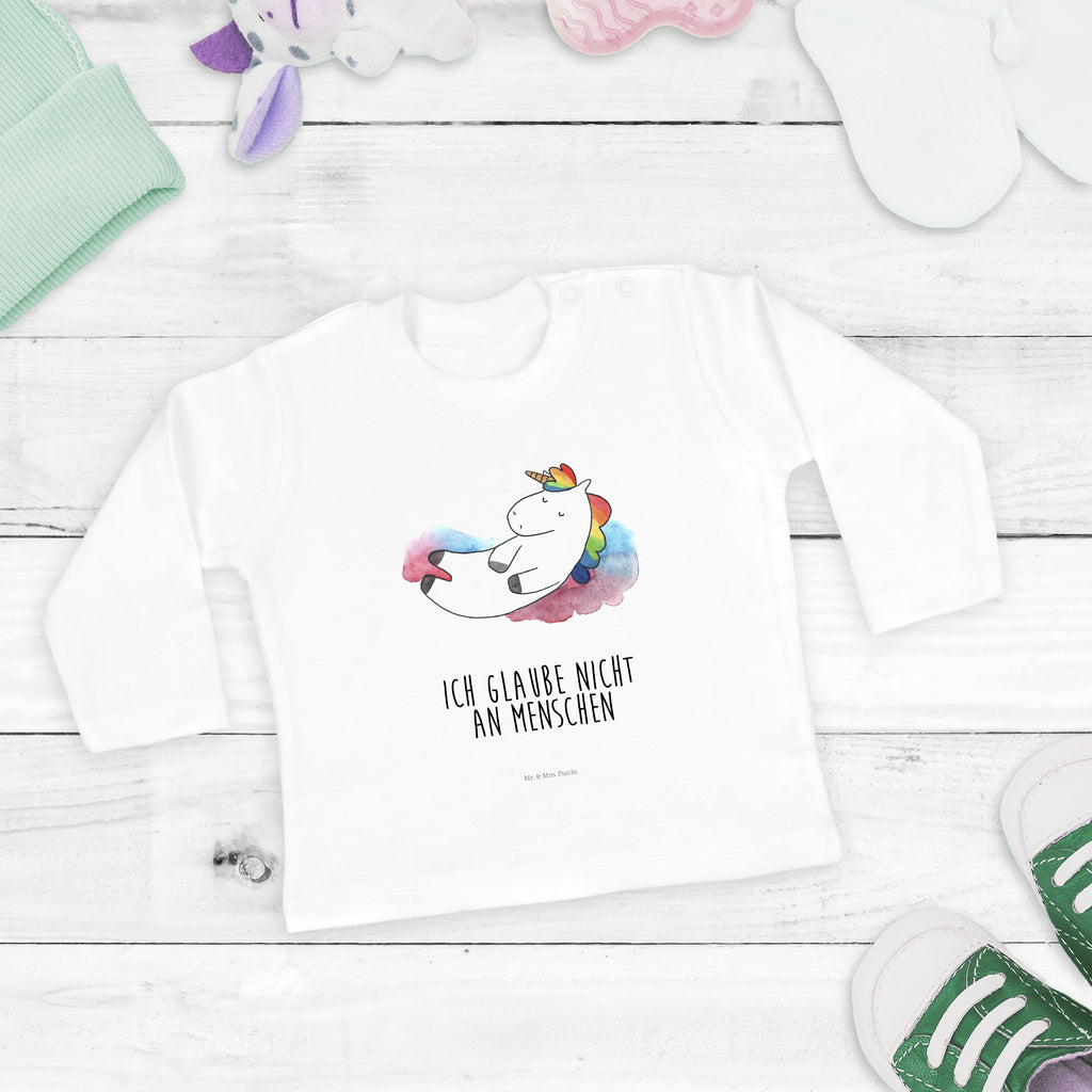 Baby Longsleeve Einhorn Wolke 7 Mädchen, Jungen, Baby, Longsleeve, Langarm, Bio, Kleidung, uni, Langarmshirt, Einhorn, Einhörner, Einhorn Deko, Pegasus, Unicorn, verliebt, Menschen, witzig, lustig, Geschenk, Glaube, Realität, Lächeln