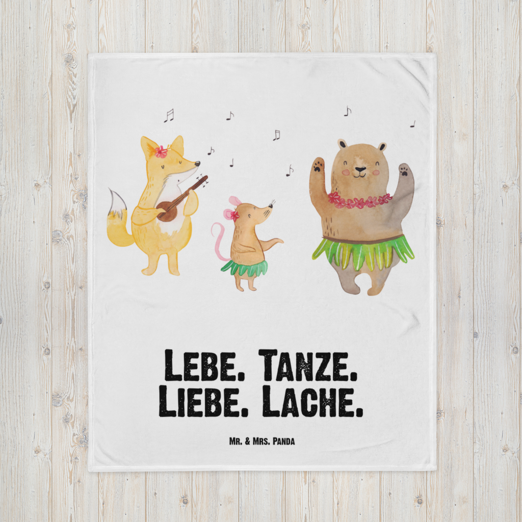 Babydecke Waldtiere Aloha Babydecke, Babygeschenk, Geschenk Geburt, Babyecke Kuscheldecke, Krabbeldecke, Tiermotive, Gute Laune, lustige Sprüche, Tiere, Wald, Waldtiere, Musik, Aloha, Bär, Hase, Igel, Tanzen, Leben, Lachen