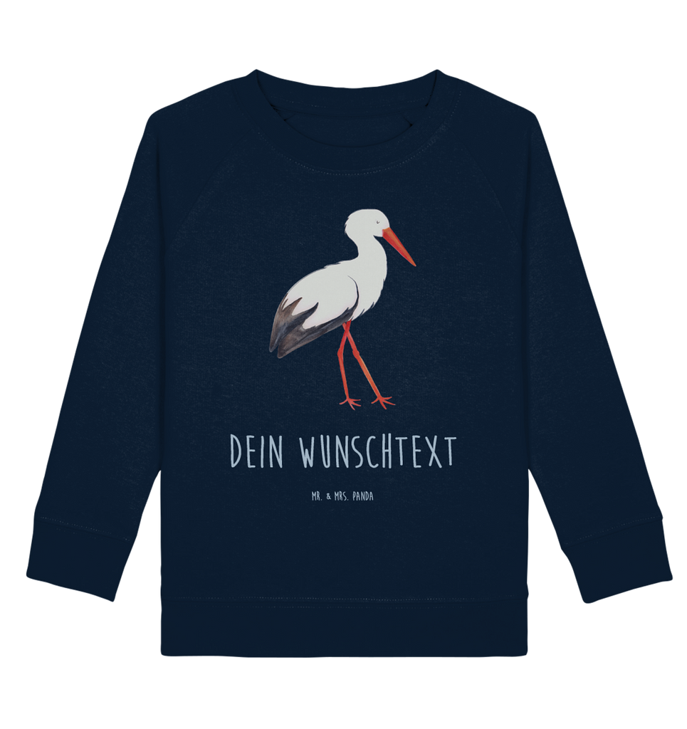 Personalisierter Kinder Pullover Storch Personalisierter Kinder Pullover, Personalisiertes Kinder Sweatshirt, Jungen, Mädchen, Tiermotive, Gute Laune, lustige Sprüche, Tiere, Storch, Störche, Schwangerschaft, Geburt, Mutter, Mütter, Mutter werden, Schwanger, Babybauch, Baby