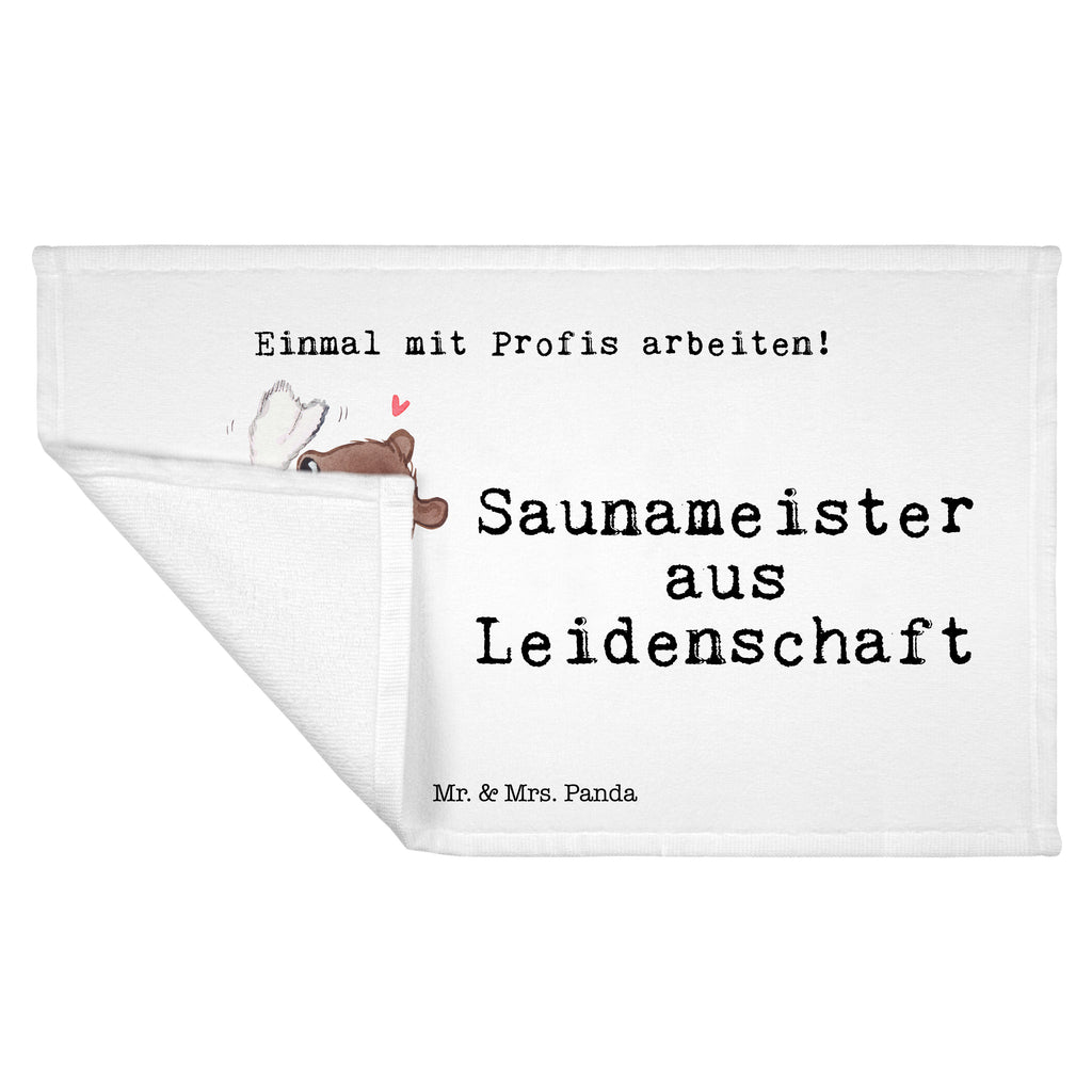 Handtuch Saunameister aus Leidenschaft Gästetuch, Reisehandtuch, Sport Handtuch, Frottier, Kinder Handtuch, Beruf, Ausbildung, Jubiläum, Abschied, Rente, Kollege, Kollegin, Geschenk, Schenken, Arbeitskollege, Mitarbeiter, Firma, Danke, Dankeschön