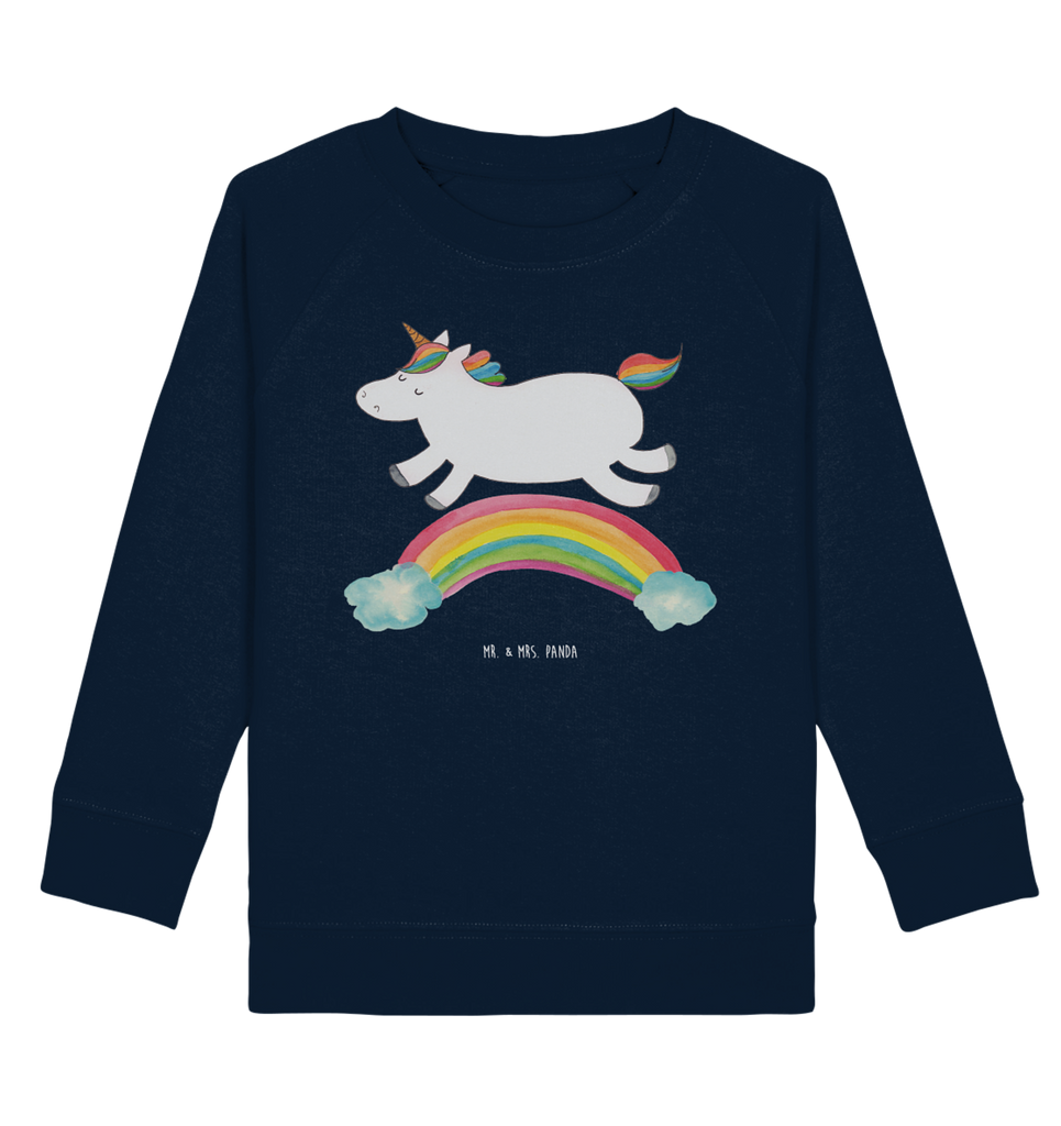 Organic Kinder Pullover Einhorn Regenbogen Kinder Pullover, Kinder Sweatshirt, Jungen, Mädchen, Einhorn, Einhörner, Einhorn Deko, Pegasus, Unicorn, Regenbogen, Glitzer, Einhornpower, Erwachsenwerden, Einhornautobahn