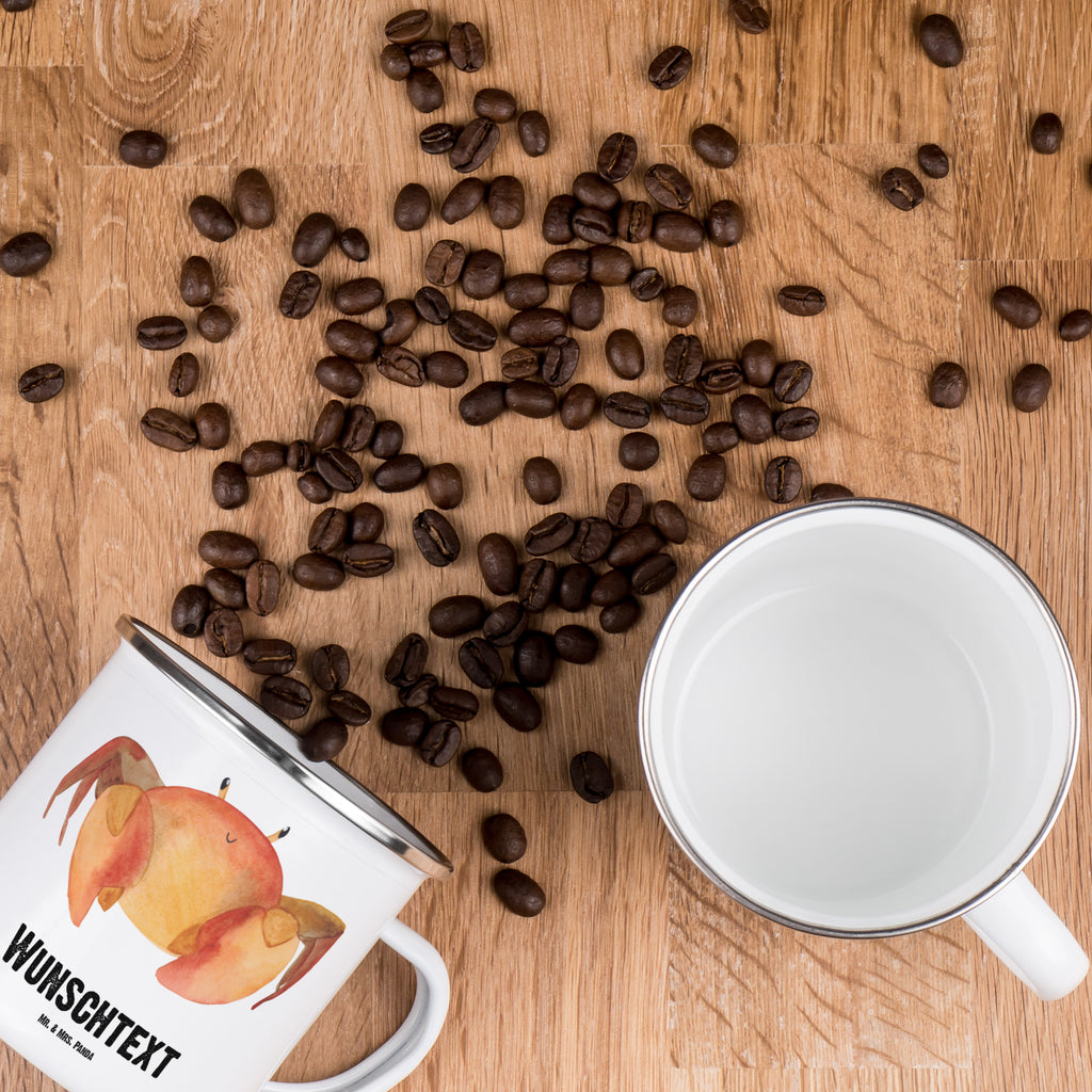 Personalisierte Emaille Tasse Sternzeichen Krebs Emaille Tasse personalisiert, Emaille Tasse mit Namen, Campingtasse personalisiert, Namenstasse, Campingtasse bedrucken, Campinggeschirr personalsisert, tasse mit namen, personalisierte tassen, personalisierte tasse, tasse selbst gestalten, tasse bedrucken, tassen bedrucken, Tierkreiszeichen, Sternzeichen, Horoskop, Astrologie, Aszendent, Krebse, Krebs Geschenk, Krebs Sternzeichen, Geschenk Juni, Geschenk Juli, Geburtstag Juni, Geburtstag Juli, Krabbe, Meerestier, Geschenk Meer