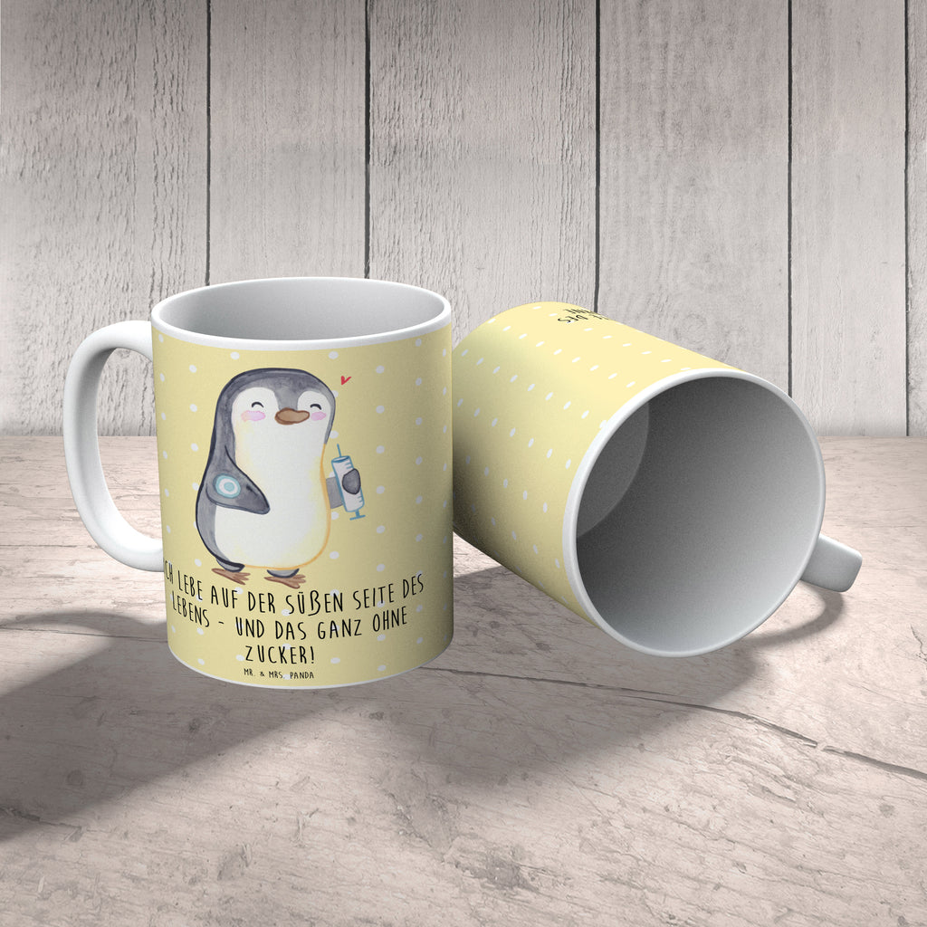 Tasse Pinguin Diabetes Tasse, Kaffeetasse, Teetasse, Becher, Kaffeebecher, Teebecher, Keramiktasse, Porzellantasse, Büro Tasse, Geschenk Tasse, Tasse Sprüche, Tasse Motive, Kaffeetassen, Tasse bedrucken, Designer Tasse, Cappuccino Tassen, Schöne Teetassen, Pinguin, Diabetes, Diabetes Mellitus, Zuckerkrankheit