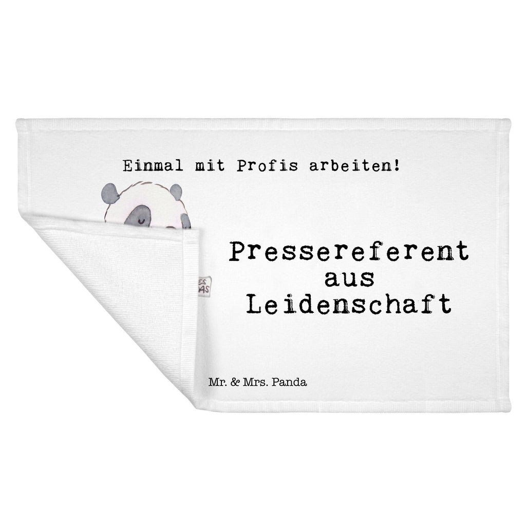 Handtuch Pressereferent aus Leidenschaft Gästetuch, Reisehandtuch, Sport Handtuch, Frottier, Kinder Handtuch, Beruf, Ausbildung, Jubiläum, Abschied, Rente, Kollege, Kollegin, Geschenk, Schenken, Arbeitskollege, Mitarbeiter, Firma, Danke, Dankeschön, Pressereferent, Pressemitarbeiter, Presseagentur, Studium