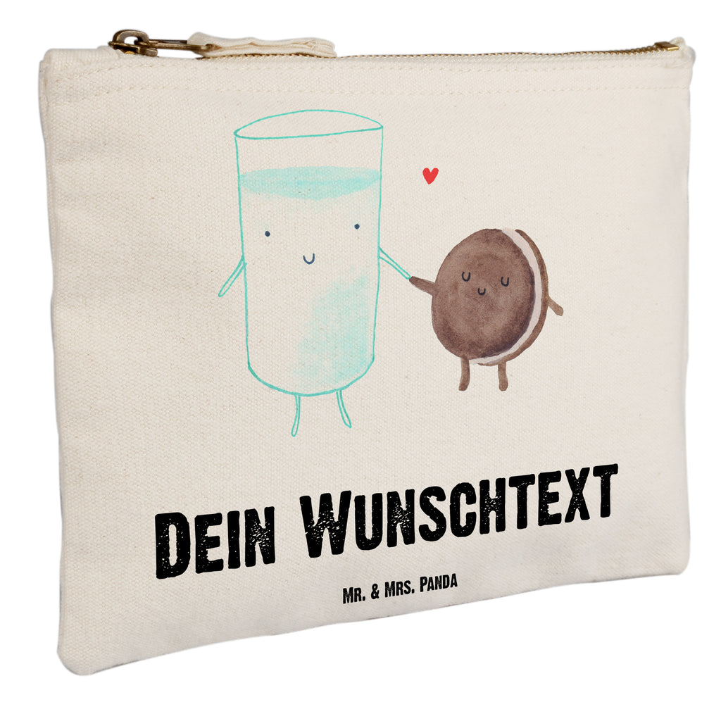 Personalisierte Schminktasche Milch & Keks Personalisierte Schminktasche, Personalisierte Kosmetiktasche, Personalisierter Kosmetikbeutel, Personalisiertes Stiftemäppchen, Personalisiertes Etui, Personalisierte Federmappe, Personalisierte Makeup Bag, Personalisiertes Schminketui, Personalisiertes Kosmetiketui, Personalisiertes Schlamperetui, Schminktasche mit Namen, Kosmetiktasche mit Namen, Kosmetikbeutel mit Namen, Stiftemäppchen mit Namen, Etui mit Namen, Federmappe mit Namen, Makeup Bg mit Namen, Schminketui mit Namen, Kosmetiketui mit Namen, Schlamperetui mit Namen, Schminktasche personalisieren, Schminktasche bedrucken, Schminktasche selbst gestalten, Tiermotive, Gute Laune, lustige Sprüche, Tiere, Milk, Cookie, Milch, Keks, Kekse, Kaffee, Einladung Frühstück, Motiv süß, romantisch, perfektes Paar