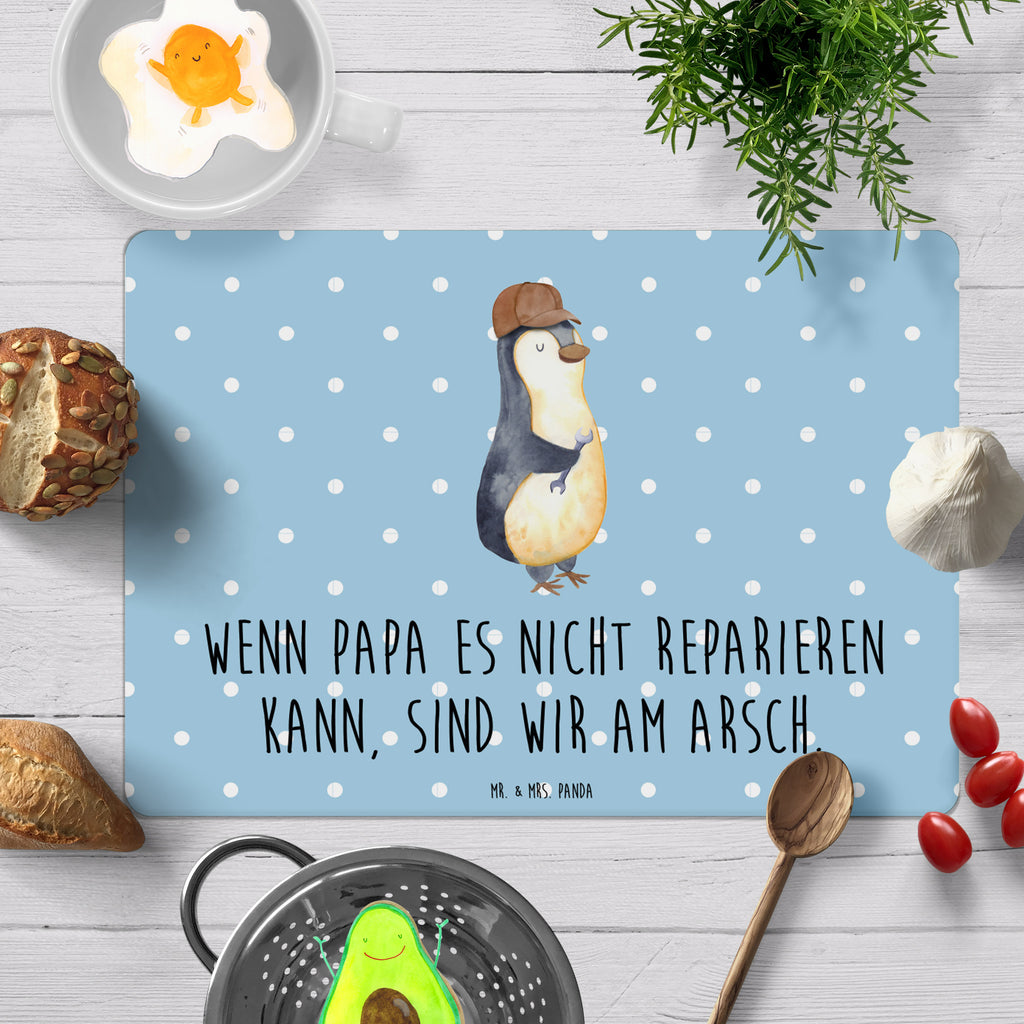 Tischset Wenn Papa es nicht reparieren kann, sind wir am Arsch Tischset, Tischuntersetzer, Platzset, Tischsets abwaschbar, Tischunterlage, Familie, Vatertag, Muttertag, Bruder, Schwester, Mama, Papa, Oma, Opa, Vater, Geschenk Papa, Bester Papa der Welt