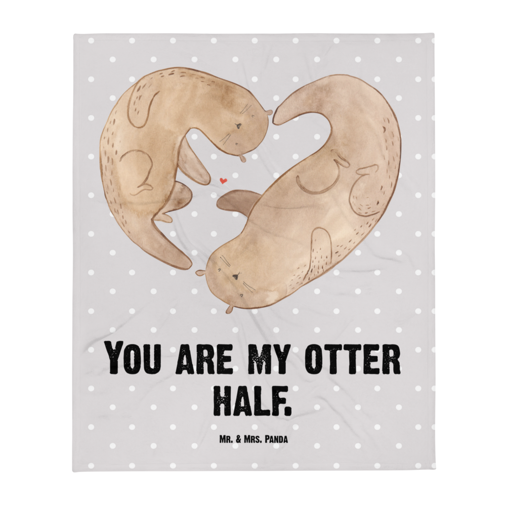 Kuscheldecke Otter Herz Decke, Wohndecke, Tagesdecke, Wolldecke, Sofadecke, Otter, Fischotter, Seeotter, Liebe, Herz, Liebesbeweis, Liebesgeschenk, Bessere Hälfte, Love you, Jahrestag, Hochzeitstag, Verlobung, gemeinsames Leben