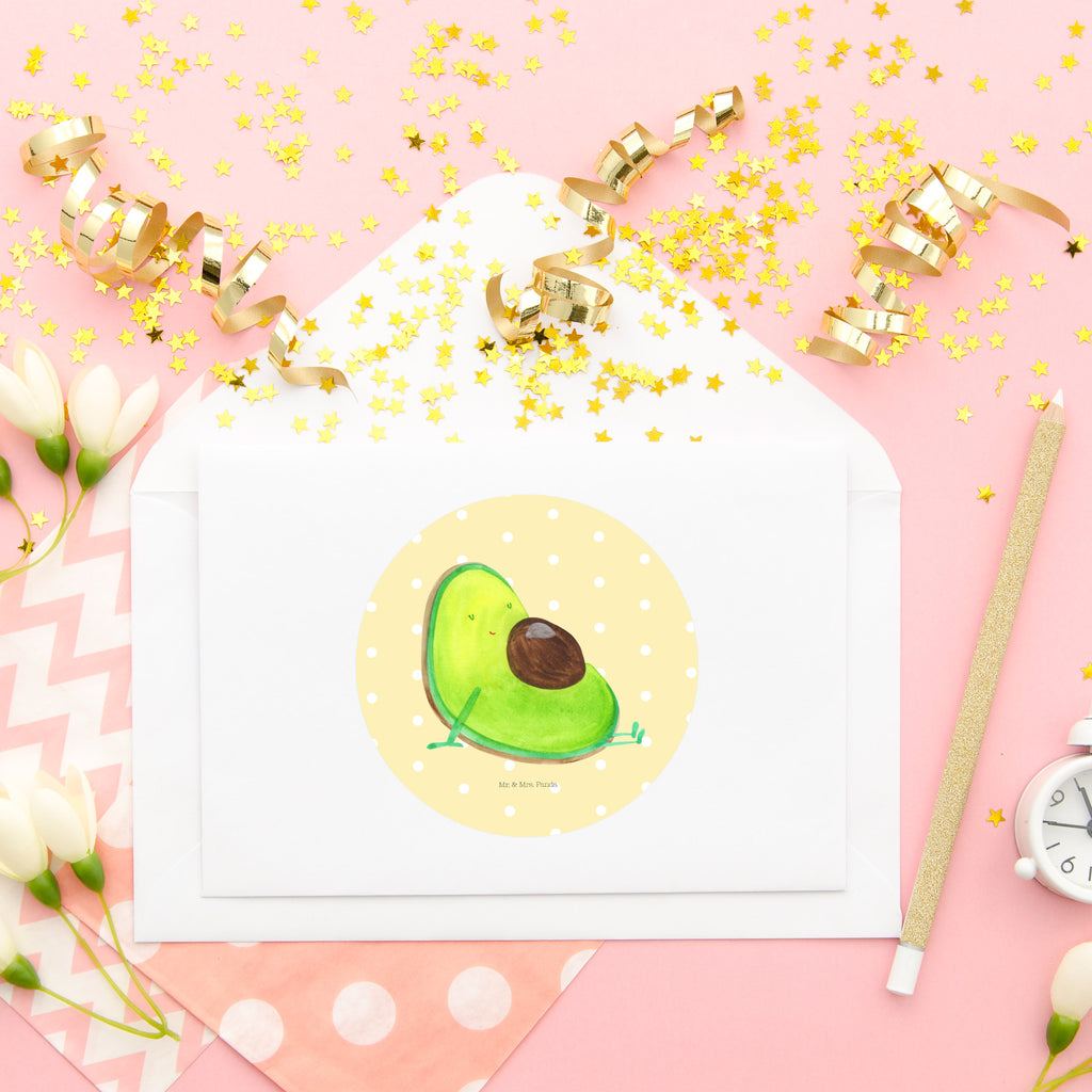 Rund Aufkleber Avocado schwanger Sticker, Aufkleber, Etikett, Avocado, Veggie, Vegan, Gesund, schwanger, Schwangerschaft, Babyparty, Babyshower