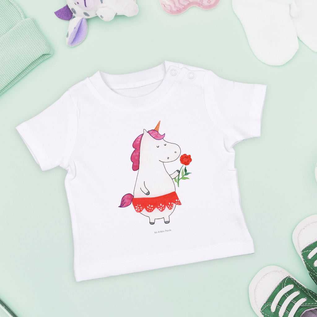 Organic Baby Shirt Einhorn Dame Baby T-Shirt, Jungen Baby T-Shirt, Mädchen Baby T-Shirt, Shirt, Einhorn, Einhörner, Einhorn Deko, Pegasus, Unicorn, Dame, Lady, feine Dame, Freundin, Frau, Bachelor, Bachelorette, Abfuhr, Schluss machen, Trennung